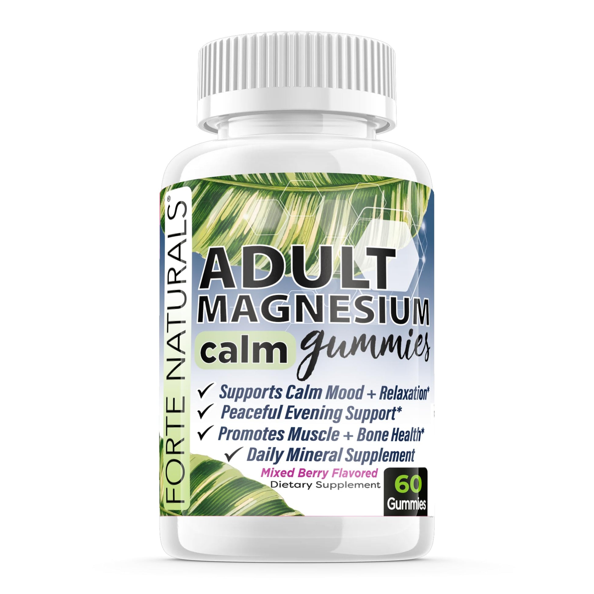 FORTE NATURALS Magnesium Capsules 60 Count