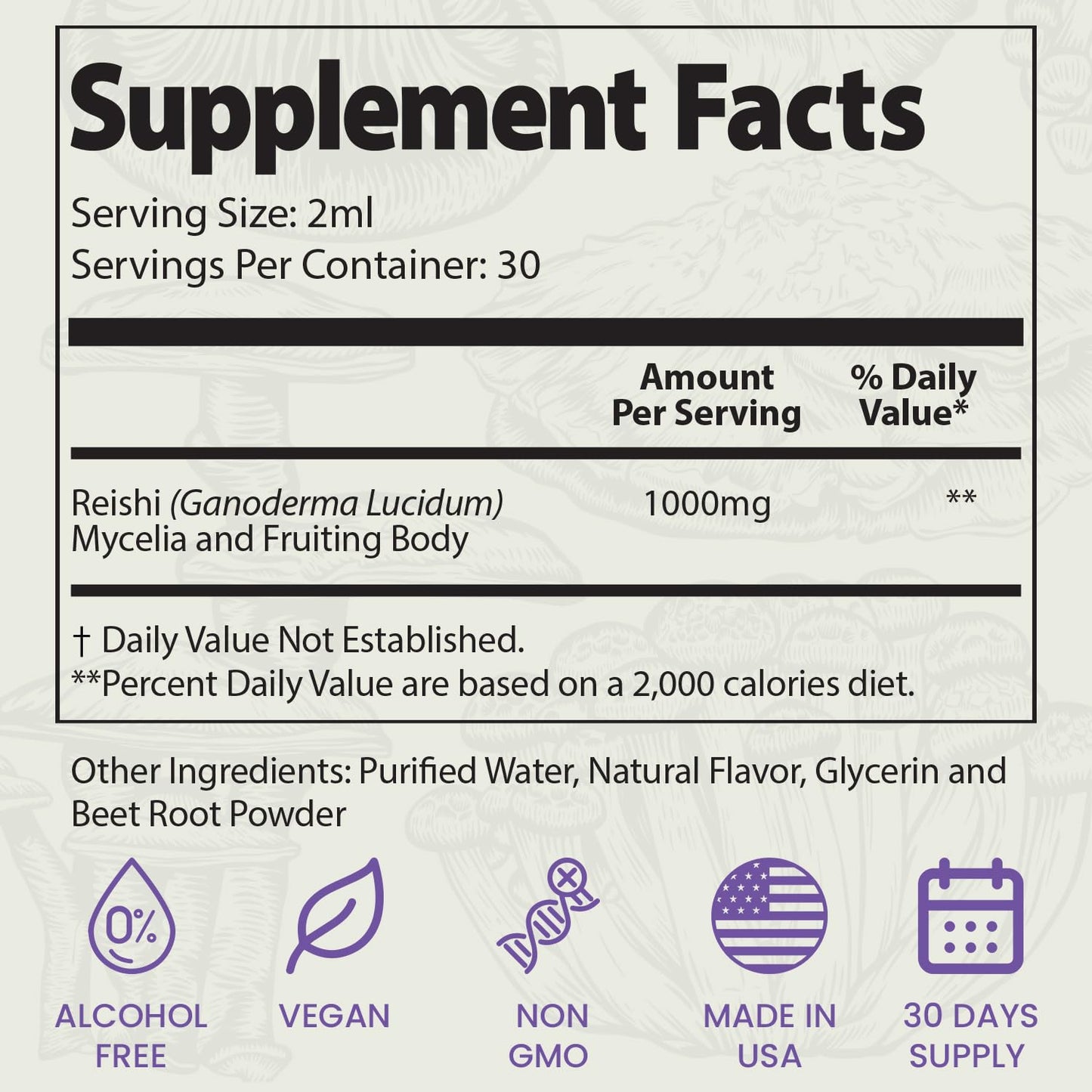 Auri Reishi Super Mushroom Elixir Capsules 72 Count