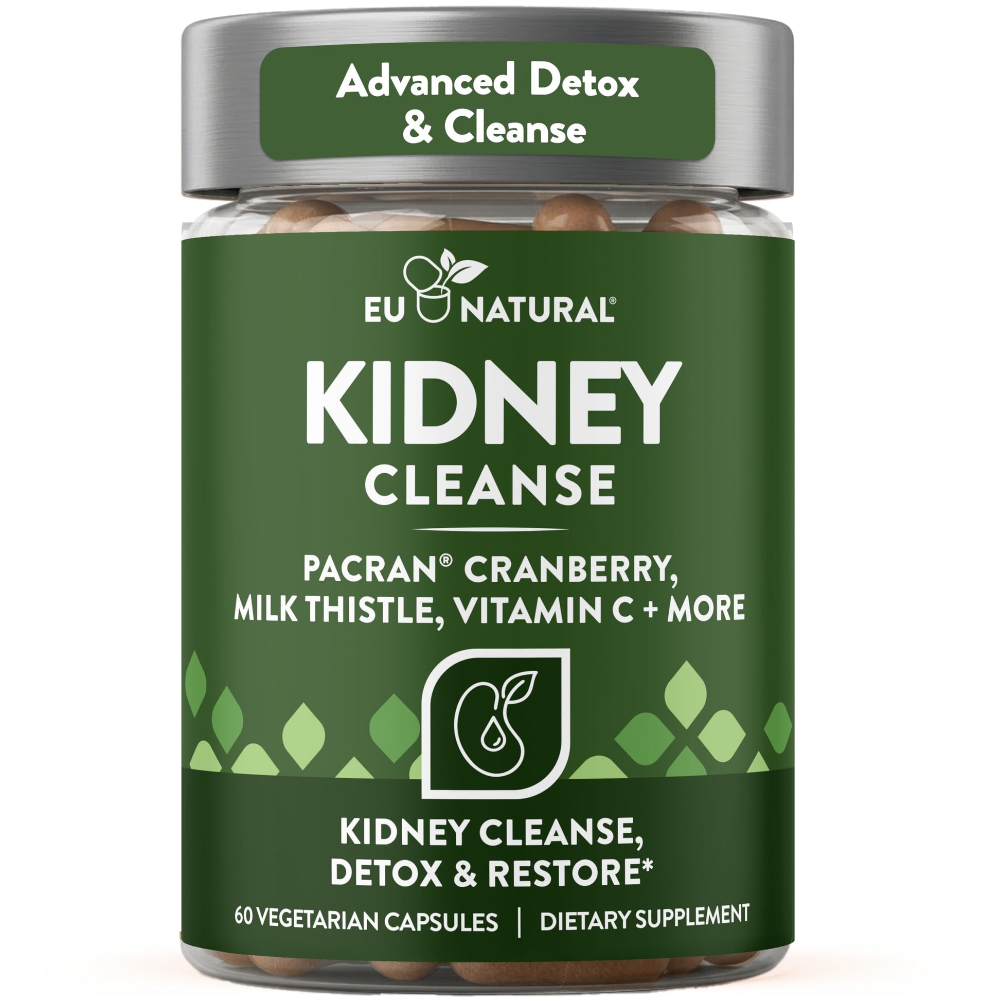 Eu Natural Kidney Cleanse Detox Supplement Capsule 60 Count