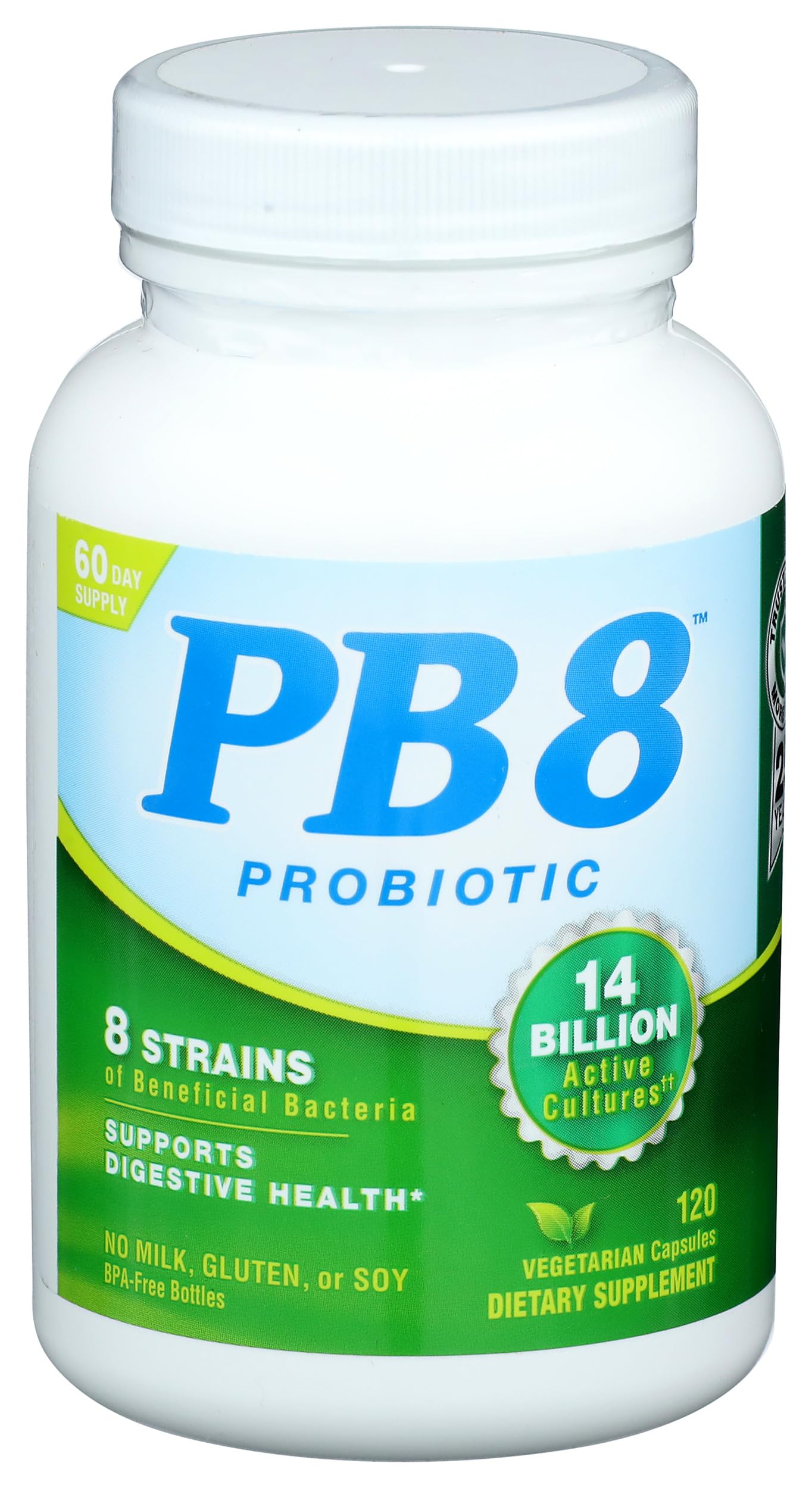 PB8 Probiotic 8 Strains VC Capsule 120 Count