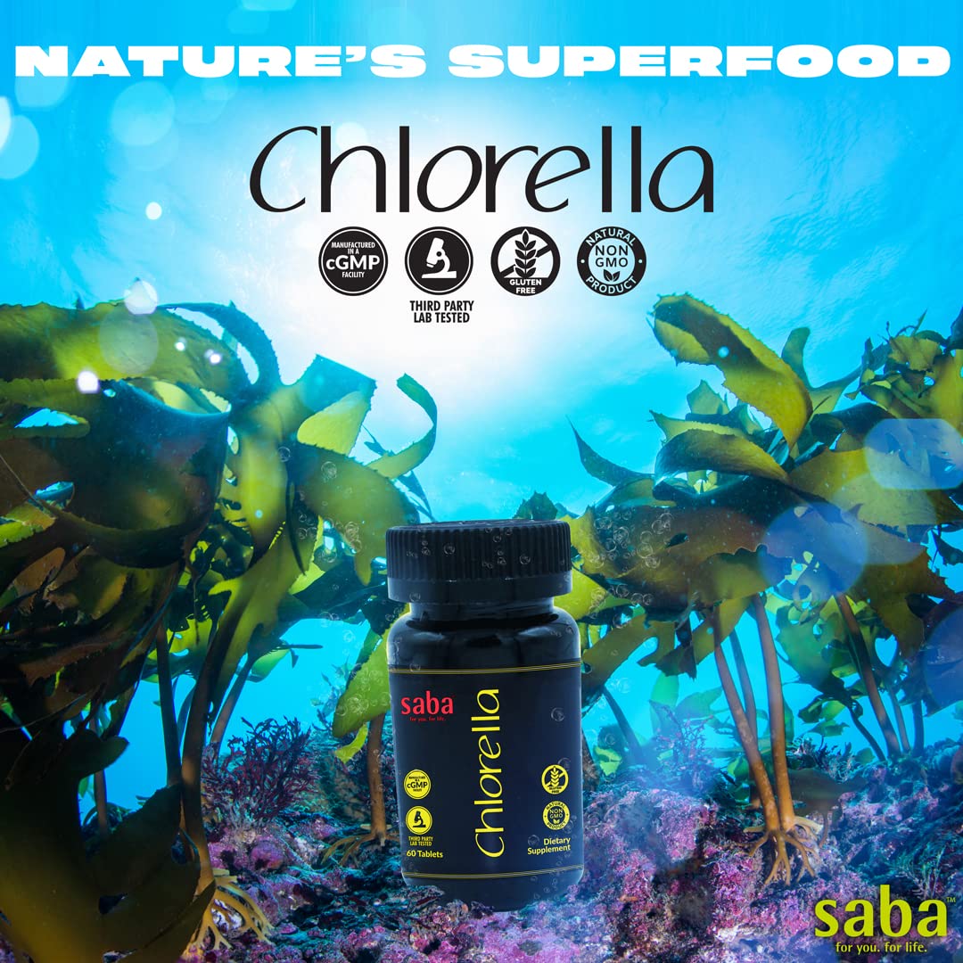 Saba Chlorella Tablets 60