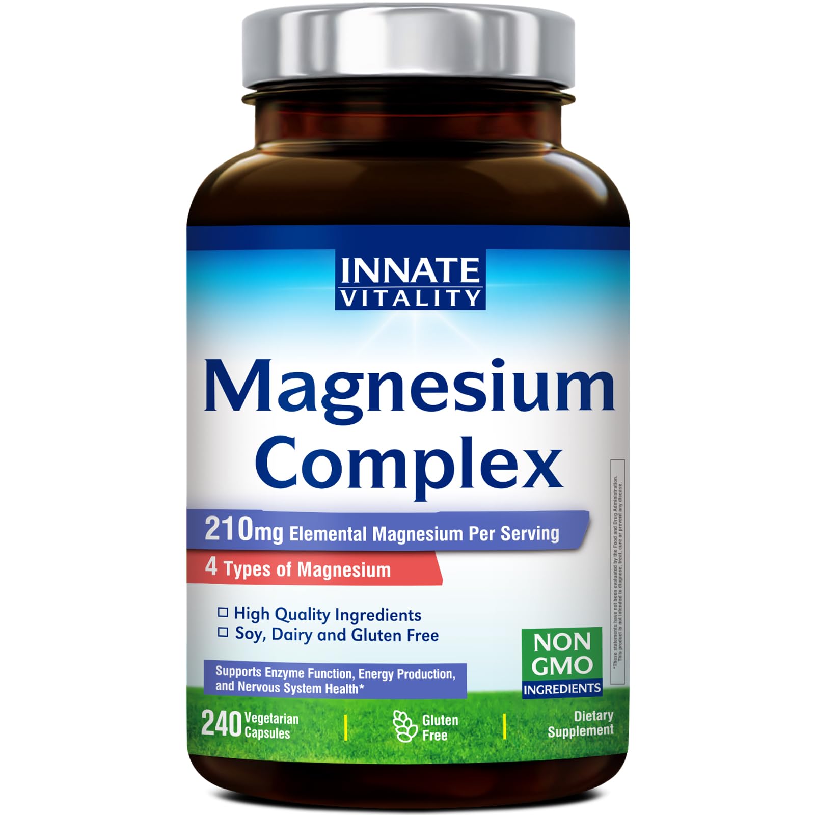 Innate Vitality 4-in-1 Magnesium Complex for Women and Men Capsules 240