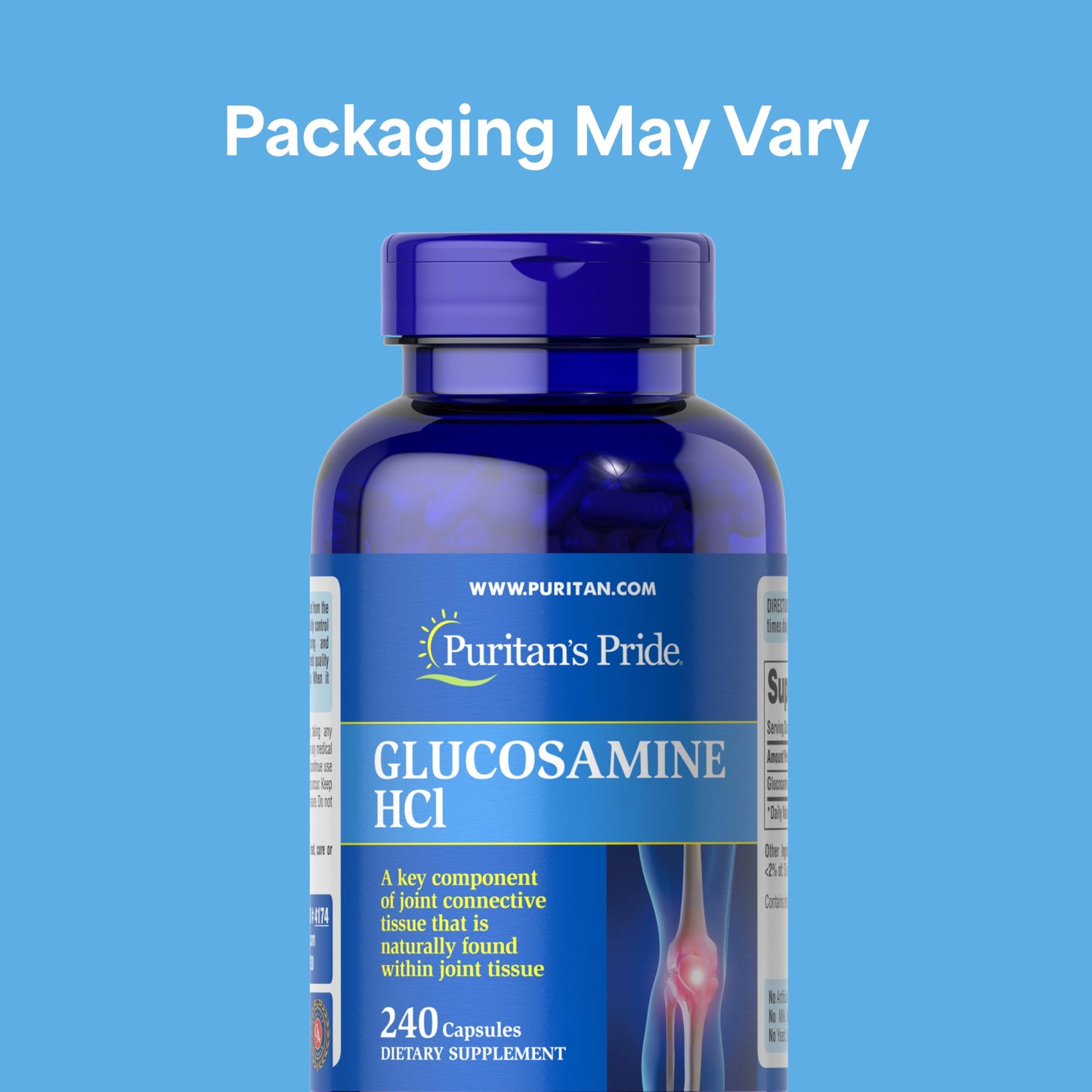Puritan's Pride Joint Formula Glucosamine HCI Capsule 240 Count