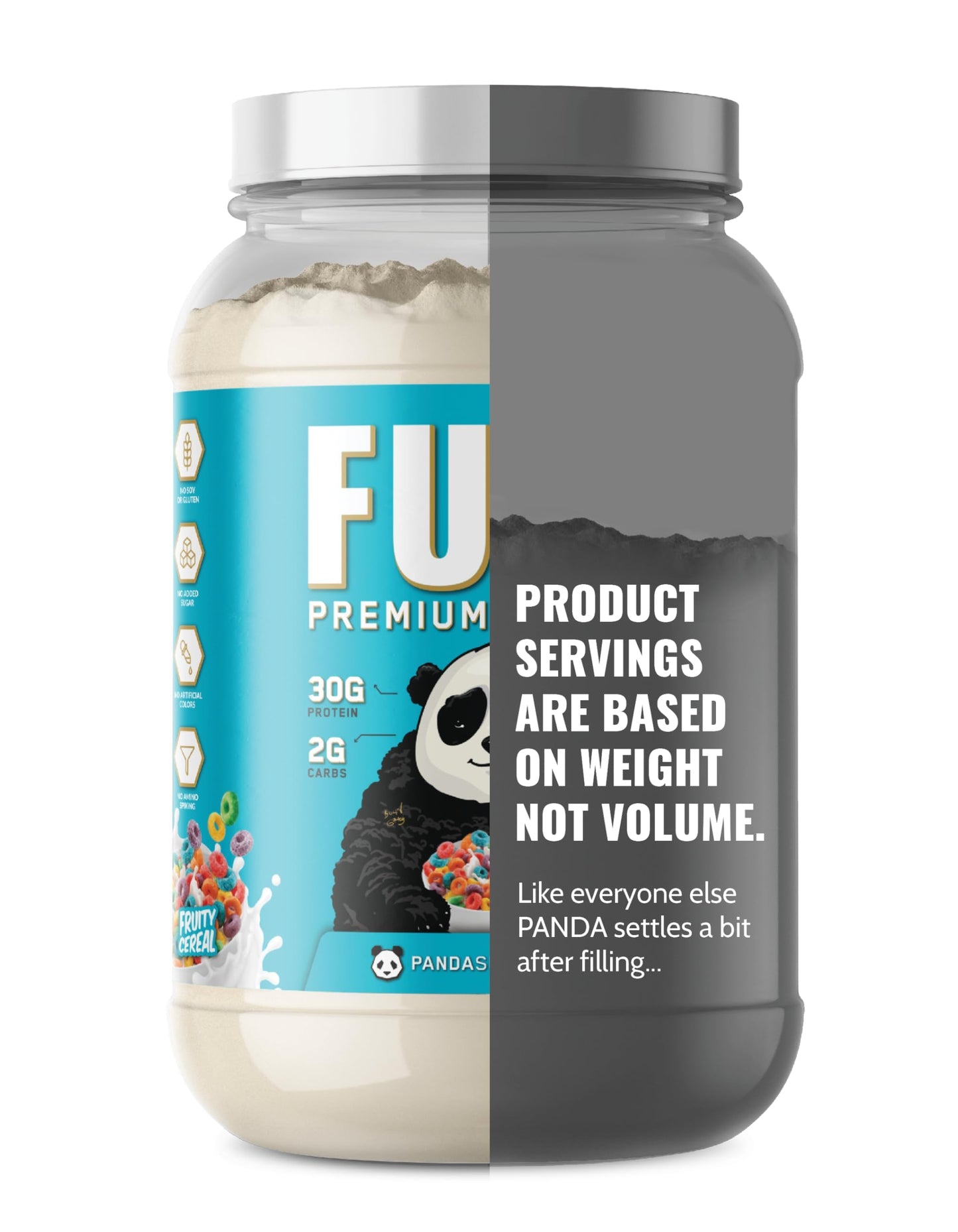 Underground Bio Labs Panda Fuel Premium Protein Whey Powder, 40 Servings