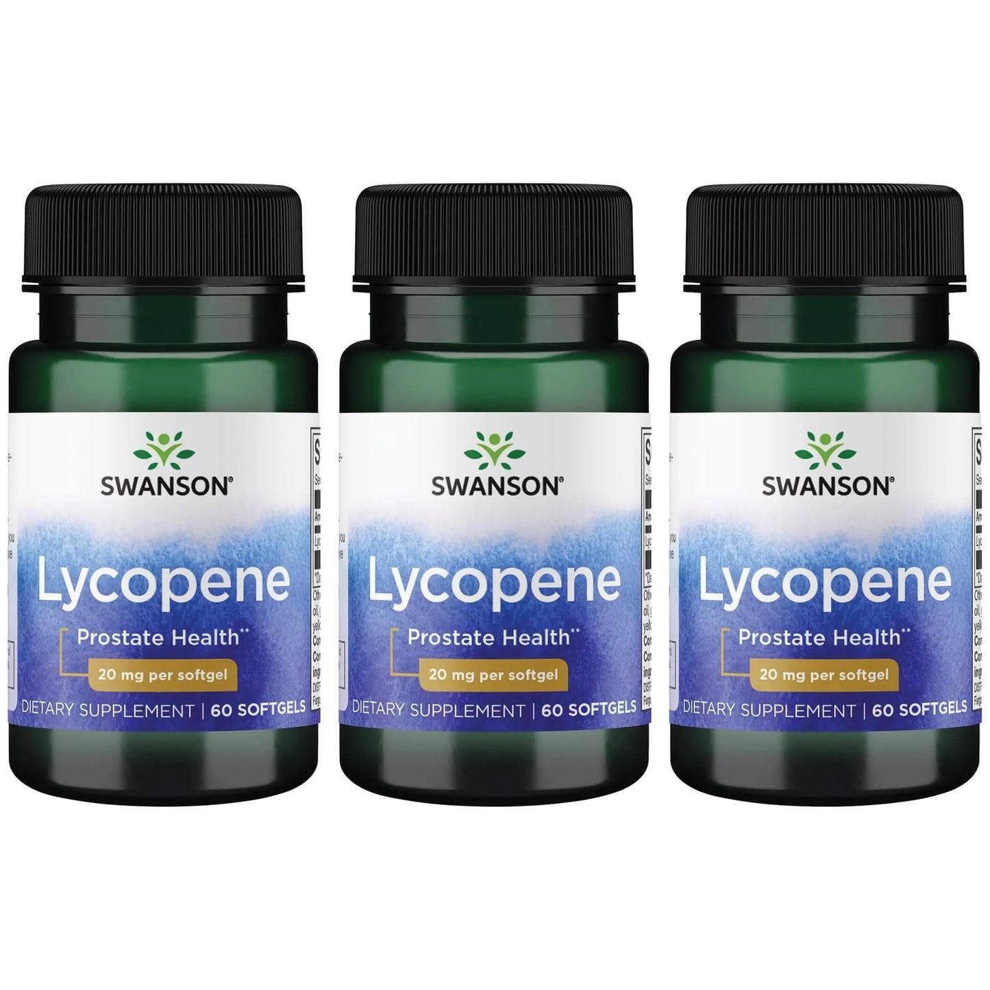 Swanson Lycopene Prostate and Heart Health Antioxidant Supplement for Men Over 40 Softgels 180