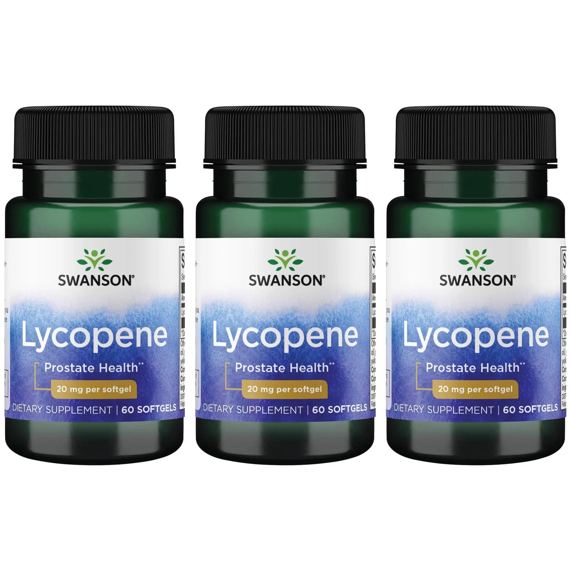 Swanson Lycopene Prostate and Heart Health Antioxidant Supplement for Men Over 40 Softgels 180