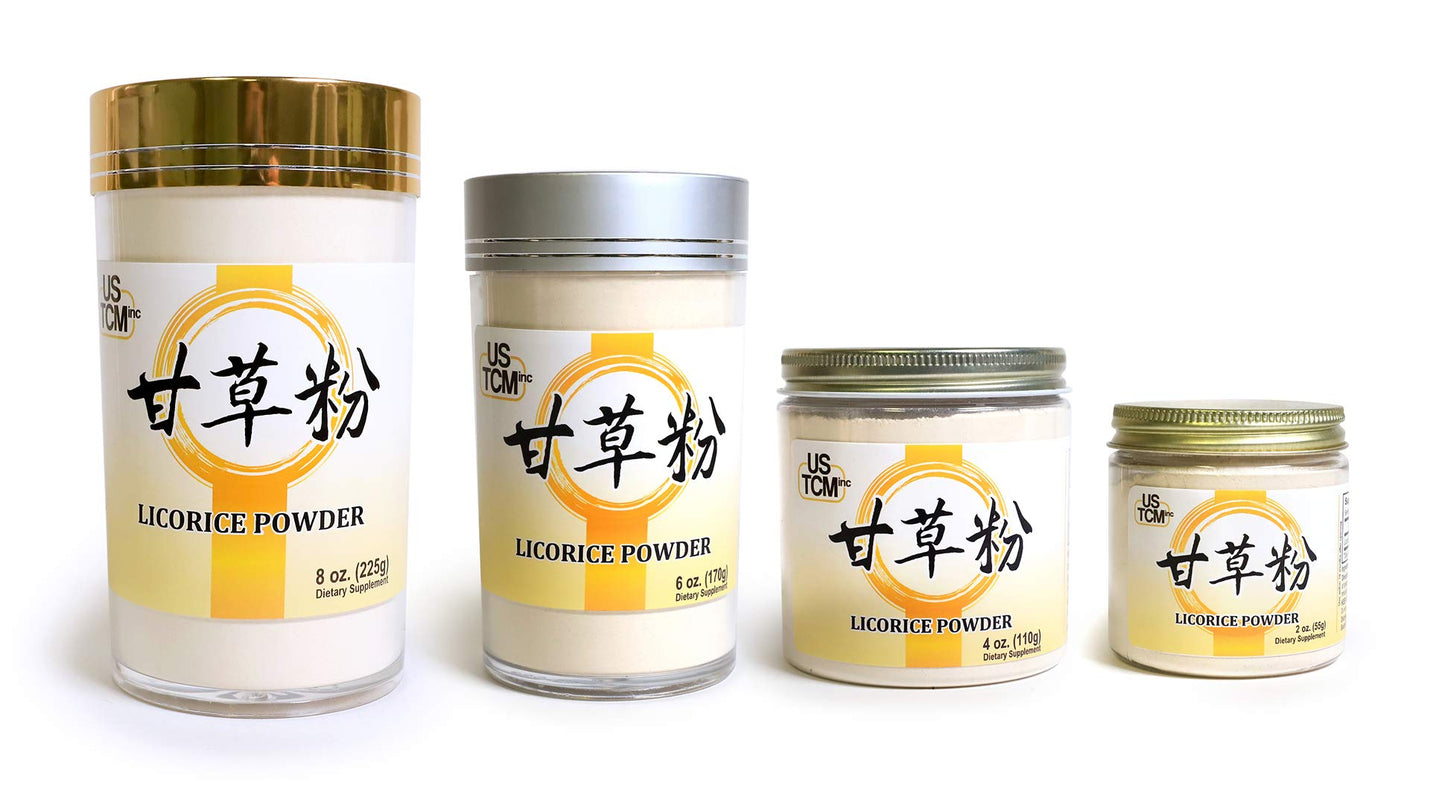 USTCM Licorice Glycyrrhiza (Gan Cao) Powder, 4oz, 1 Unit