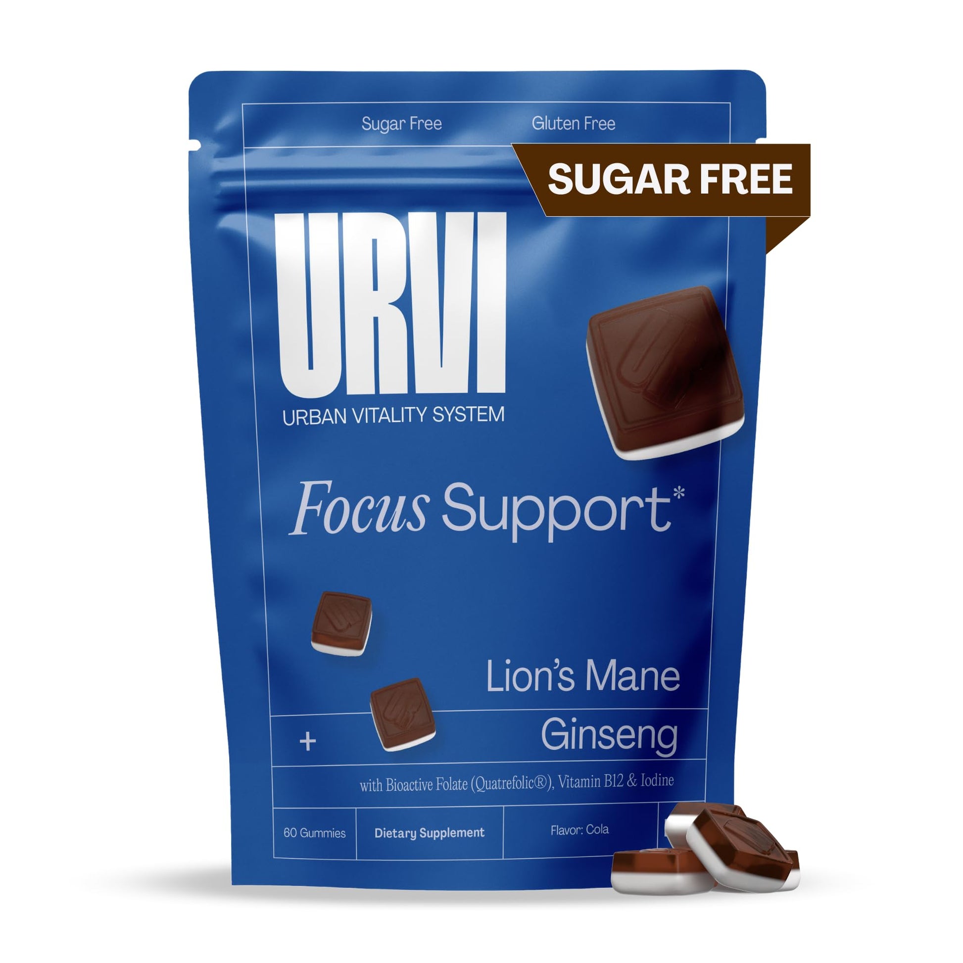 URVI Lion's Mane Gummies 5-in-1 60 Count