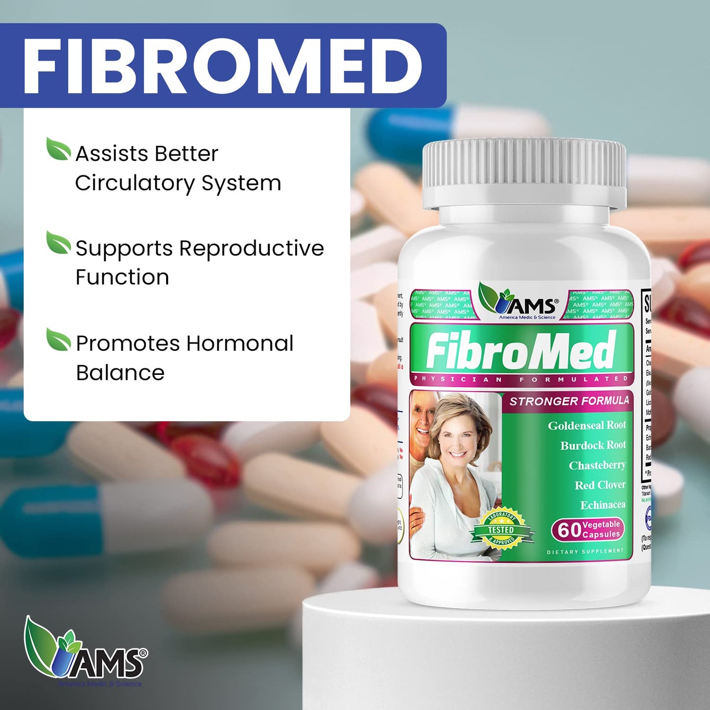 America Medic & Science FibroMed Capsule 60 Count