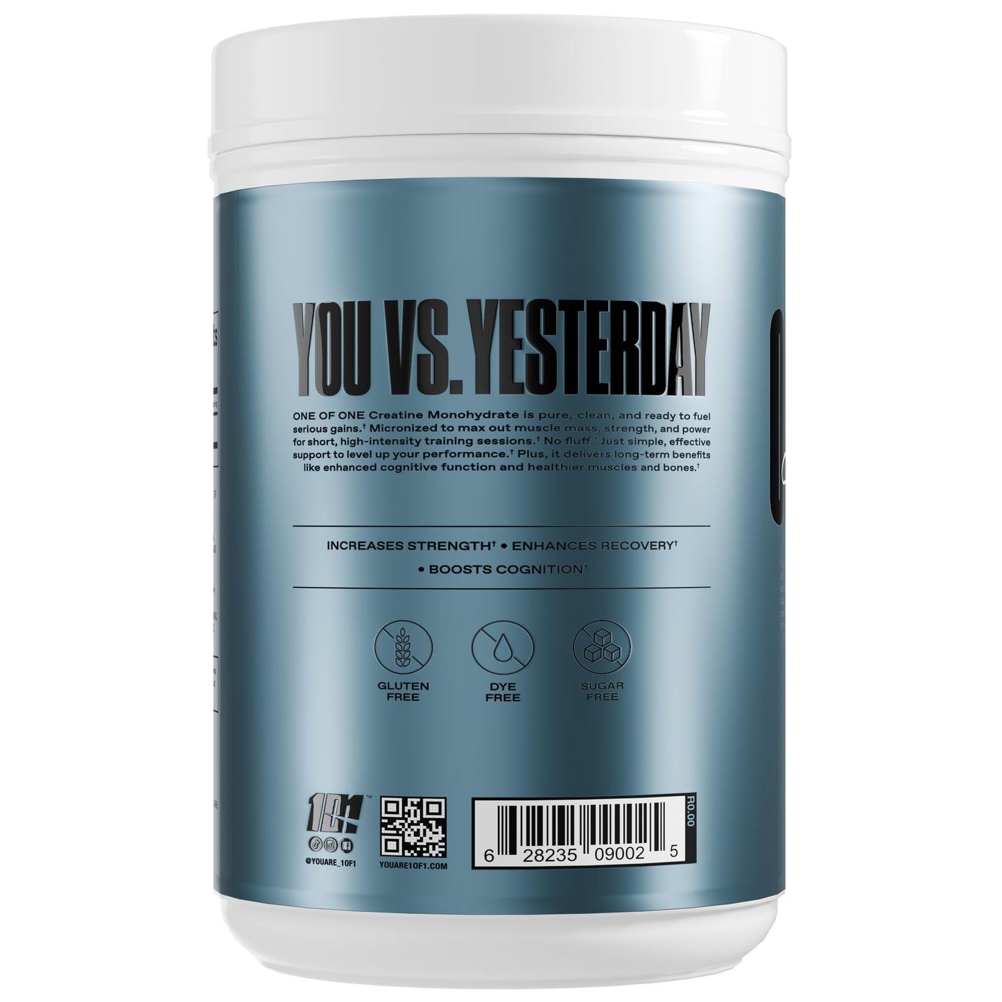 ONE OF ONE Creatine Monohydrate Powder, 200 Servings