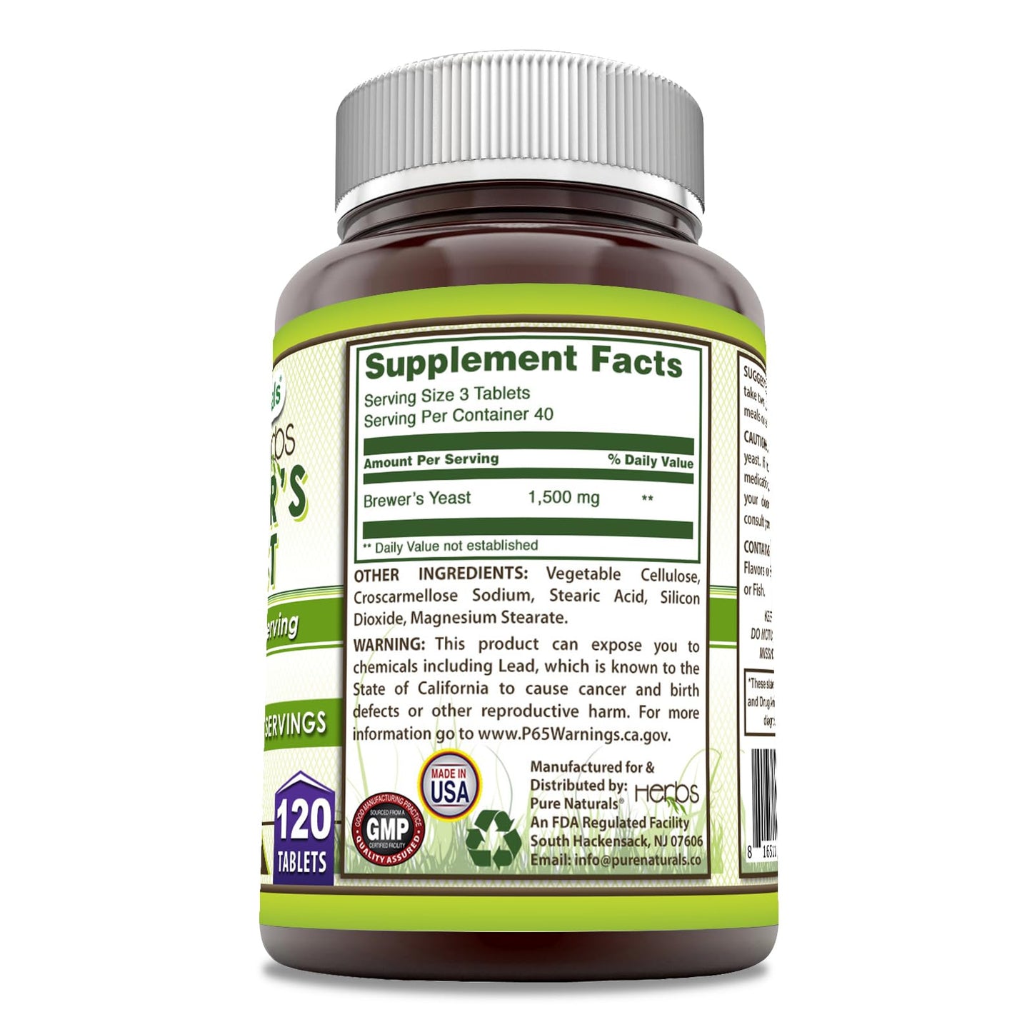 Pure Naturals Brewer's Yeast Supplement Tablet 1