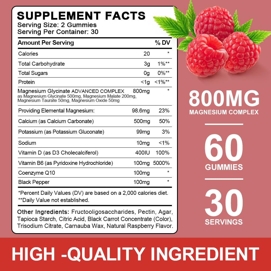 LUCNVEM Magnesium Glycinate Gummy 180