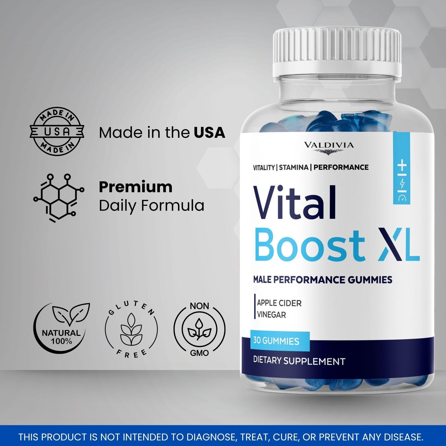Valdivia VitalBoostXL Gummies 150 Gummies