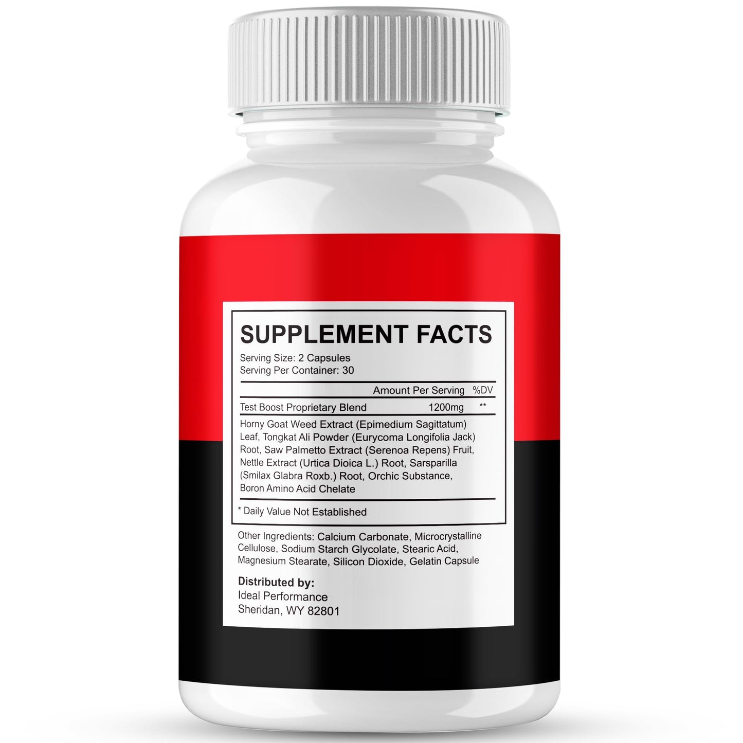 IDEAL PERFORMANCE TestoDark Capsules, 180 Capsules