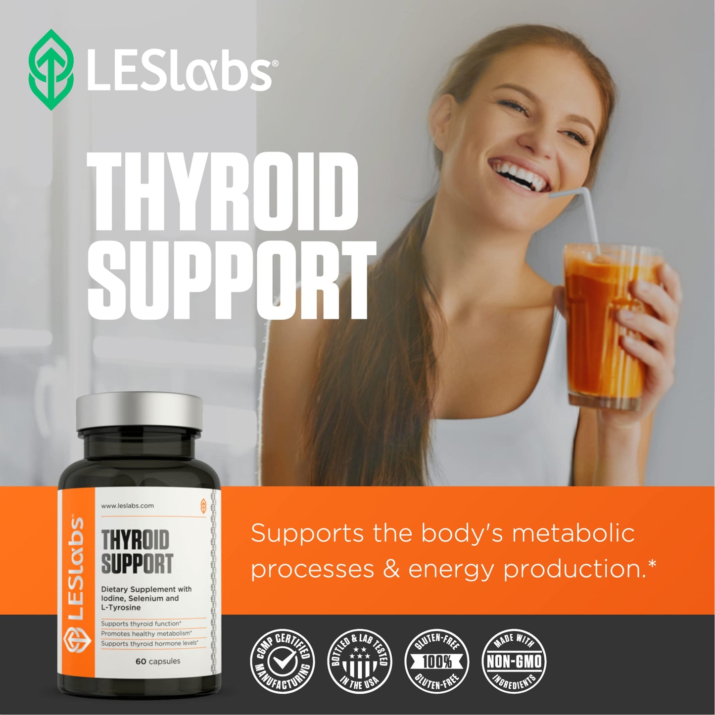 LES Labs Thyroid Support Capsule, 60 Capsules