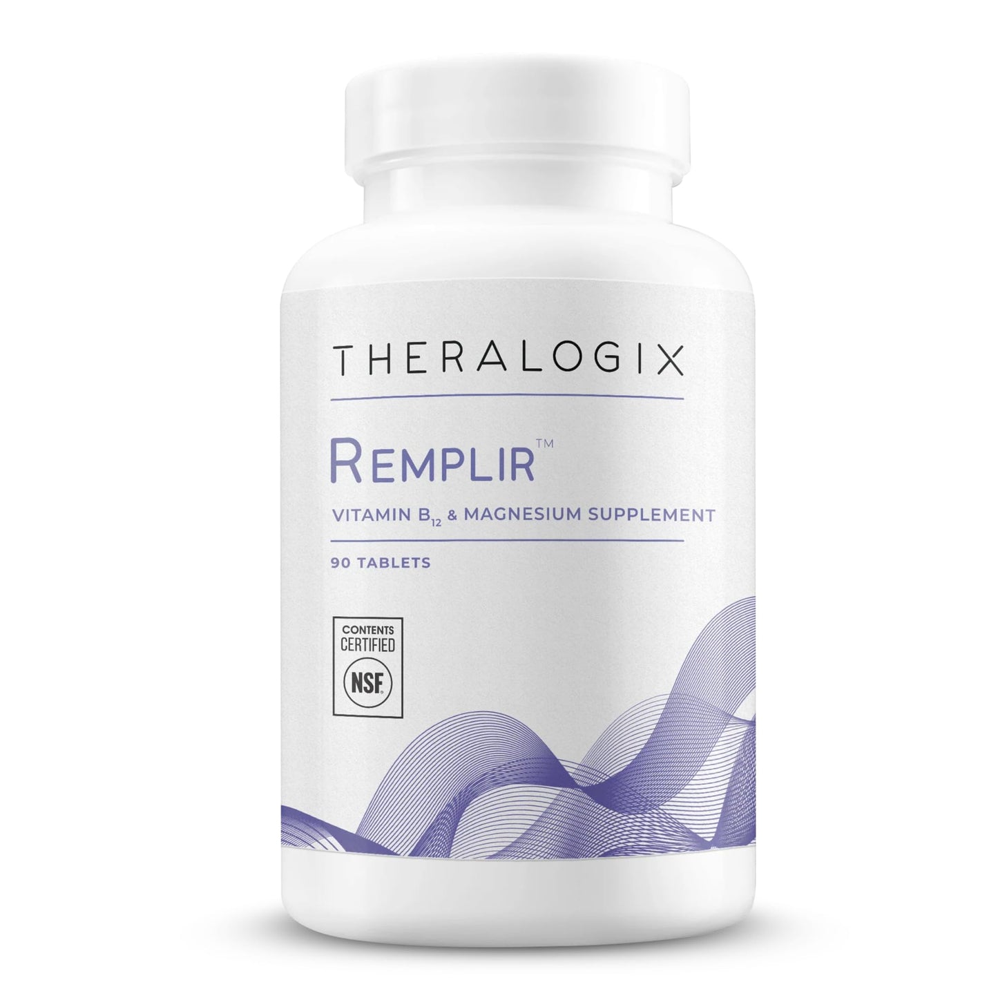 Theralogix Remplir Nutritional Supplement with B12 Vitamin & Chelated Magnesium Capsules 90 Count
