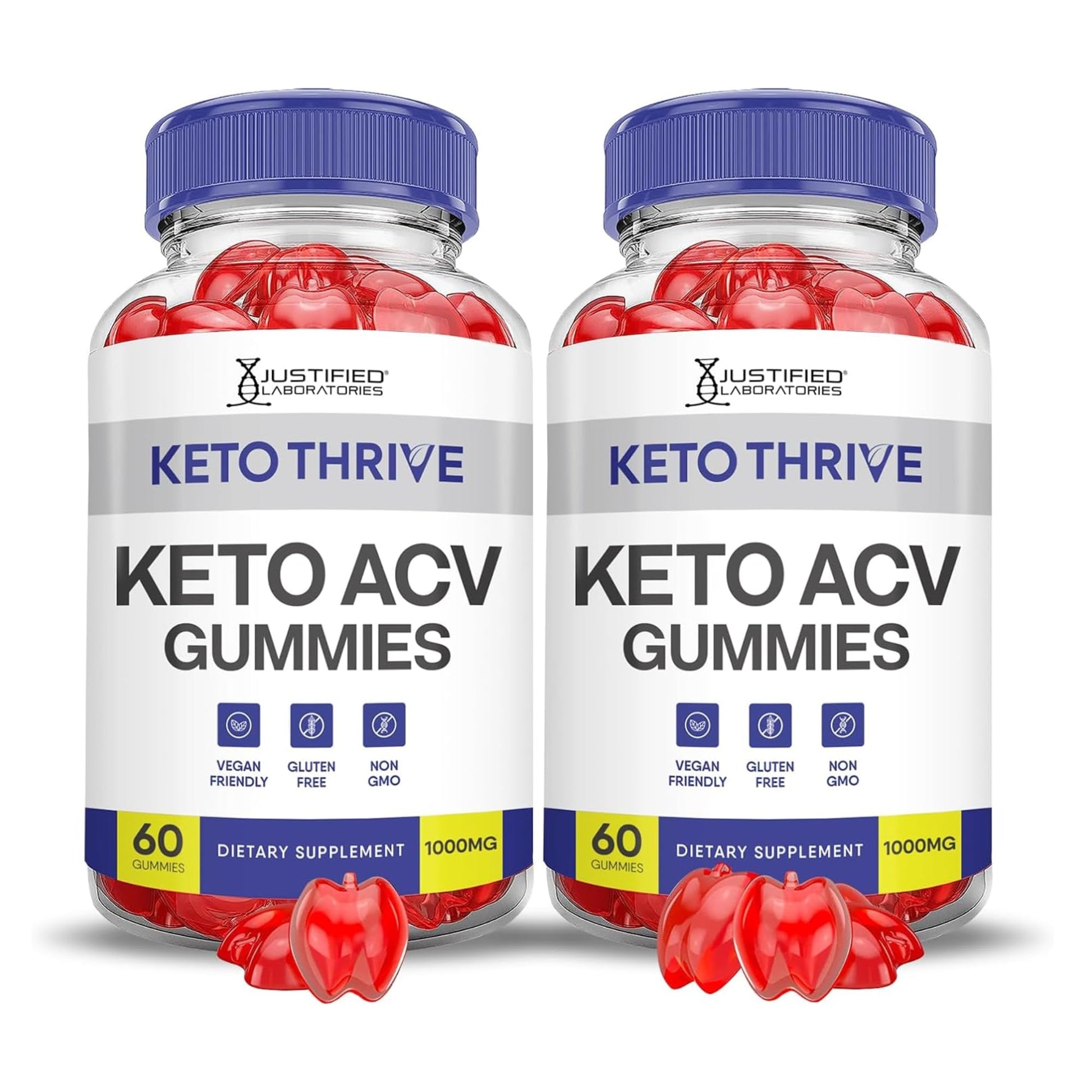 Justified Laboratories Keto Thrive Keto ACV 120 Gummies
