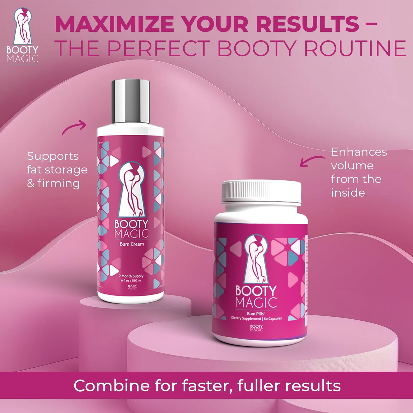 Booty Magic Butt Enhancement Pills Capsule 60