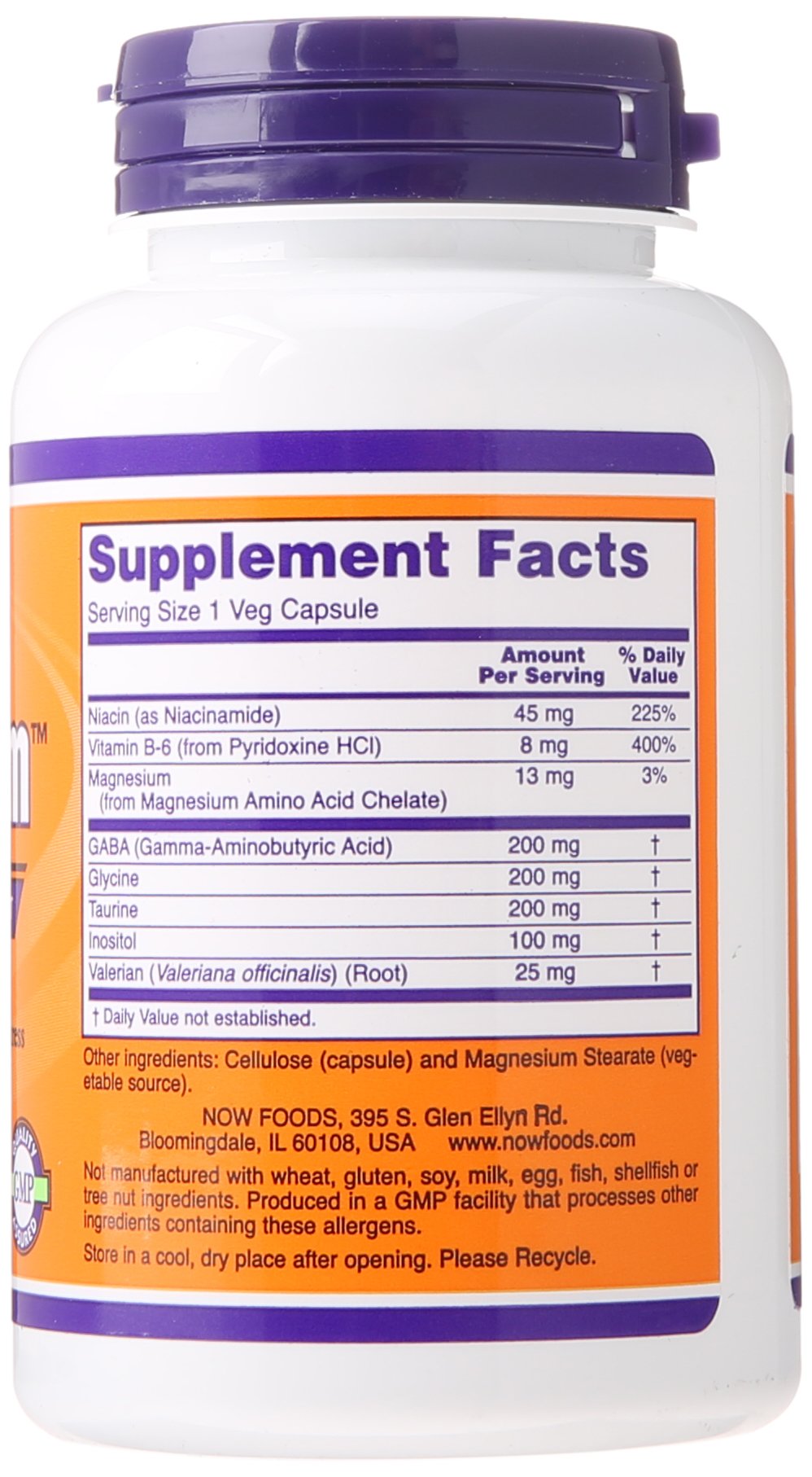 NOW Foods True Calm Veg Capsules, 90 Veg Capsules