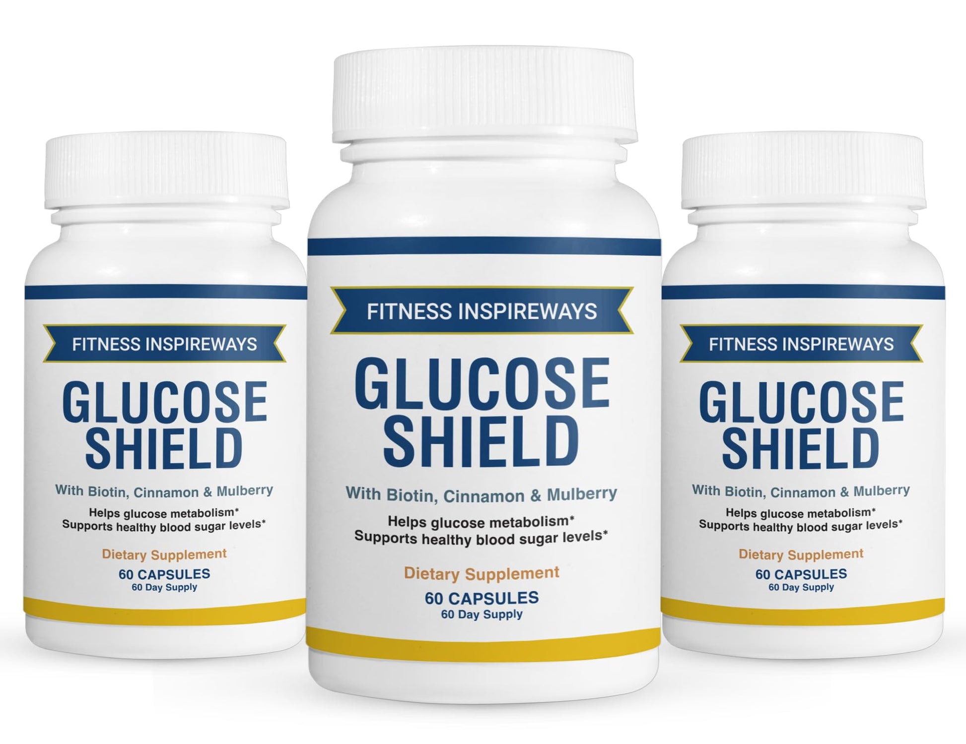 Fitness InspireWays Gluco Shield Advanced Blood Formula Capsules, 180 Capsules