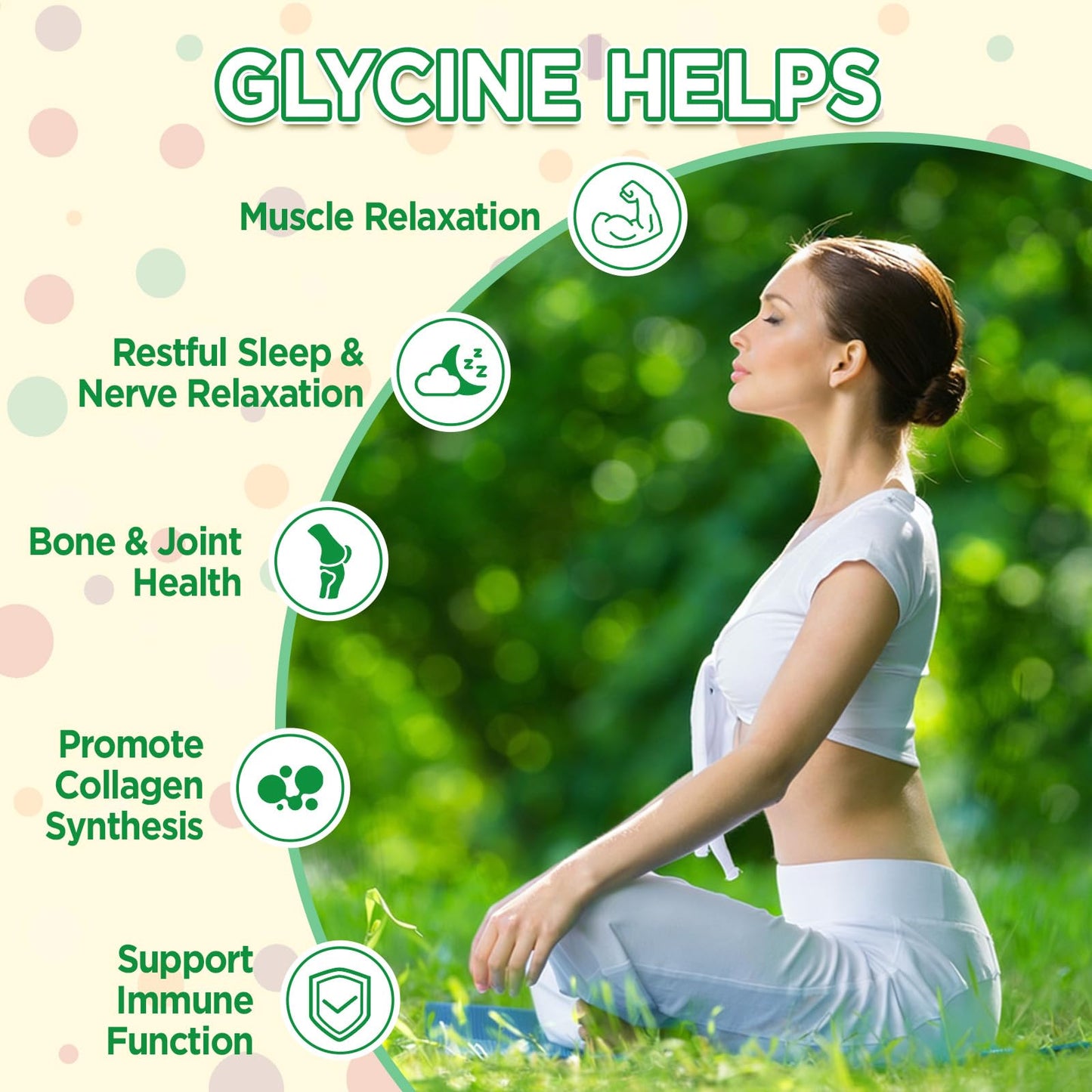 GREABBY Glycine 3g Gummies with L-Alanine 1000 mg, L-Theanine, GABA, Vitamin B6, Sleep Support, Muscle Relaxation, High Absorption Glycine Supplements for Adults, Sugar Free Pineapple Flavor, 60 Gummies