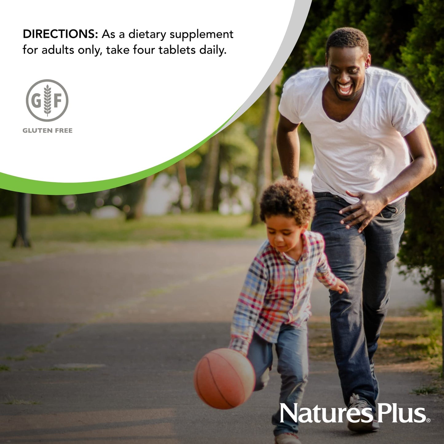 NaturesPlus Calcium Magnesium Vitamin D3 with Vitamin K2 Tablets 90