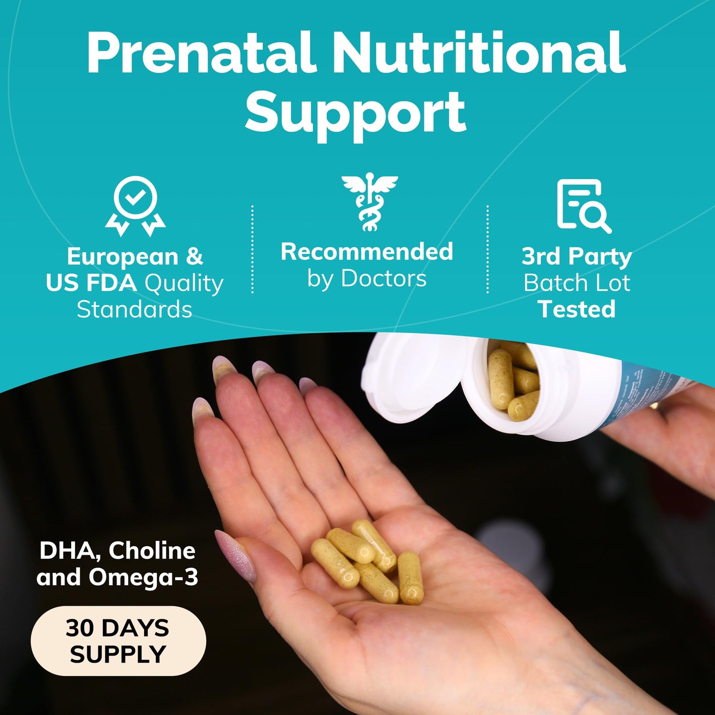 Conceive Plus Prenatal Vitamins Capsules 60 Count