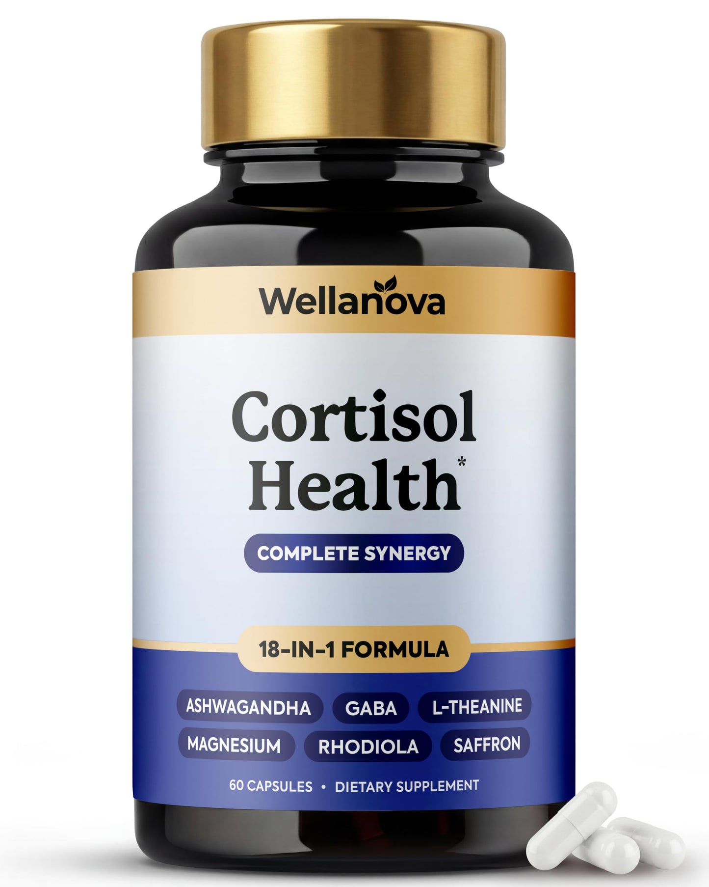 Wellanova Cortisol Supplement for Women Capsules 60