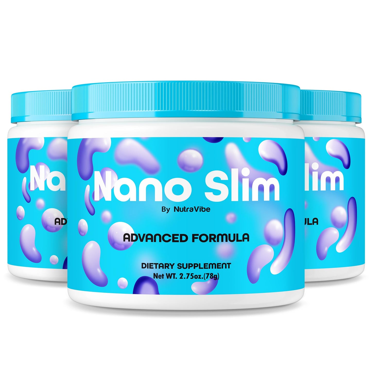 NutraVibe NanoSlim Powder 8.25 oz (Pack of 3)