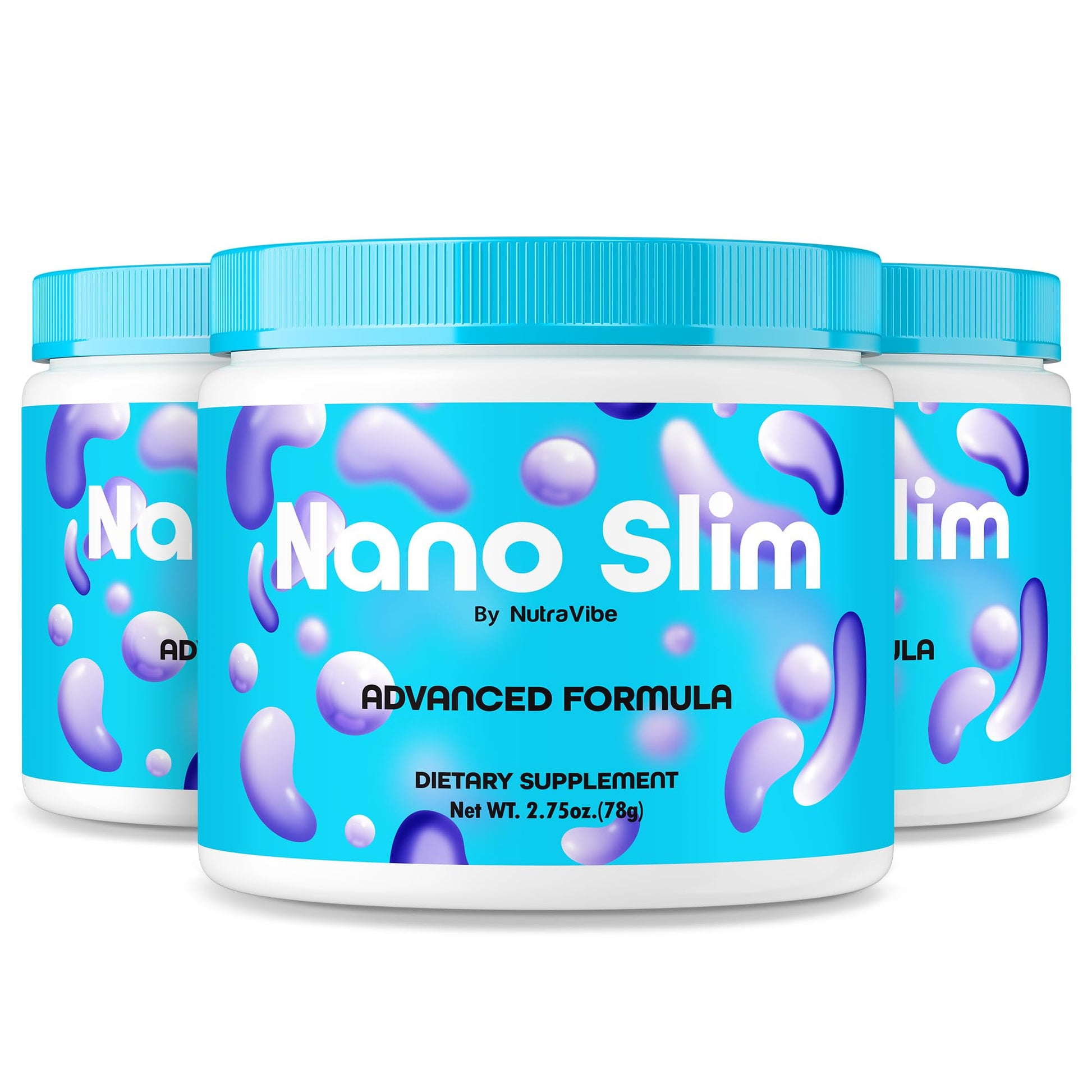 NutraVibe NanoSlim Powder 8.25 oz (Pack of 3)