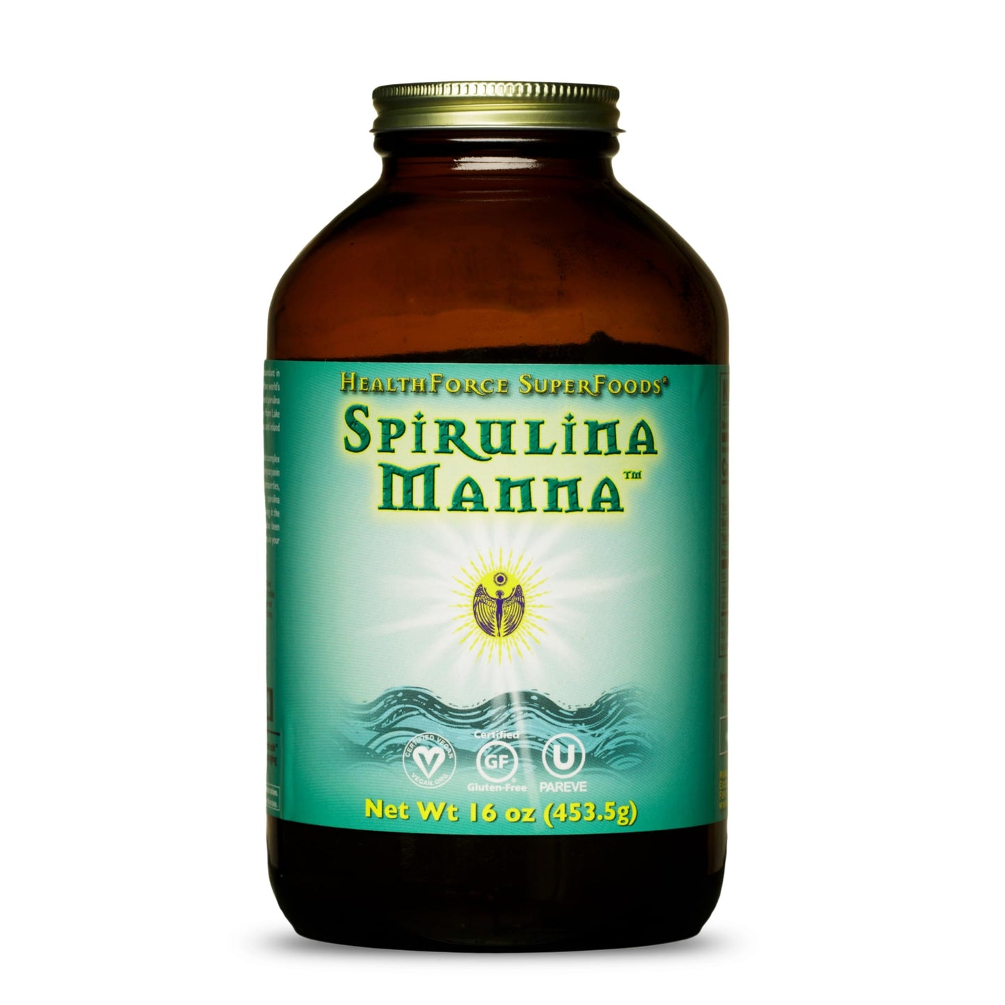 HealthForce SuperFoods Spirulina Manna Powder 16 Ounces