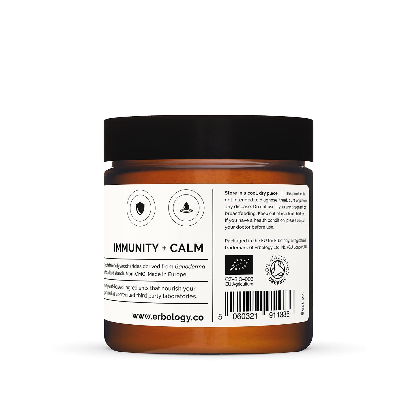Erbology Organic Reishi Mushroom Powder 1.8 oz