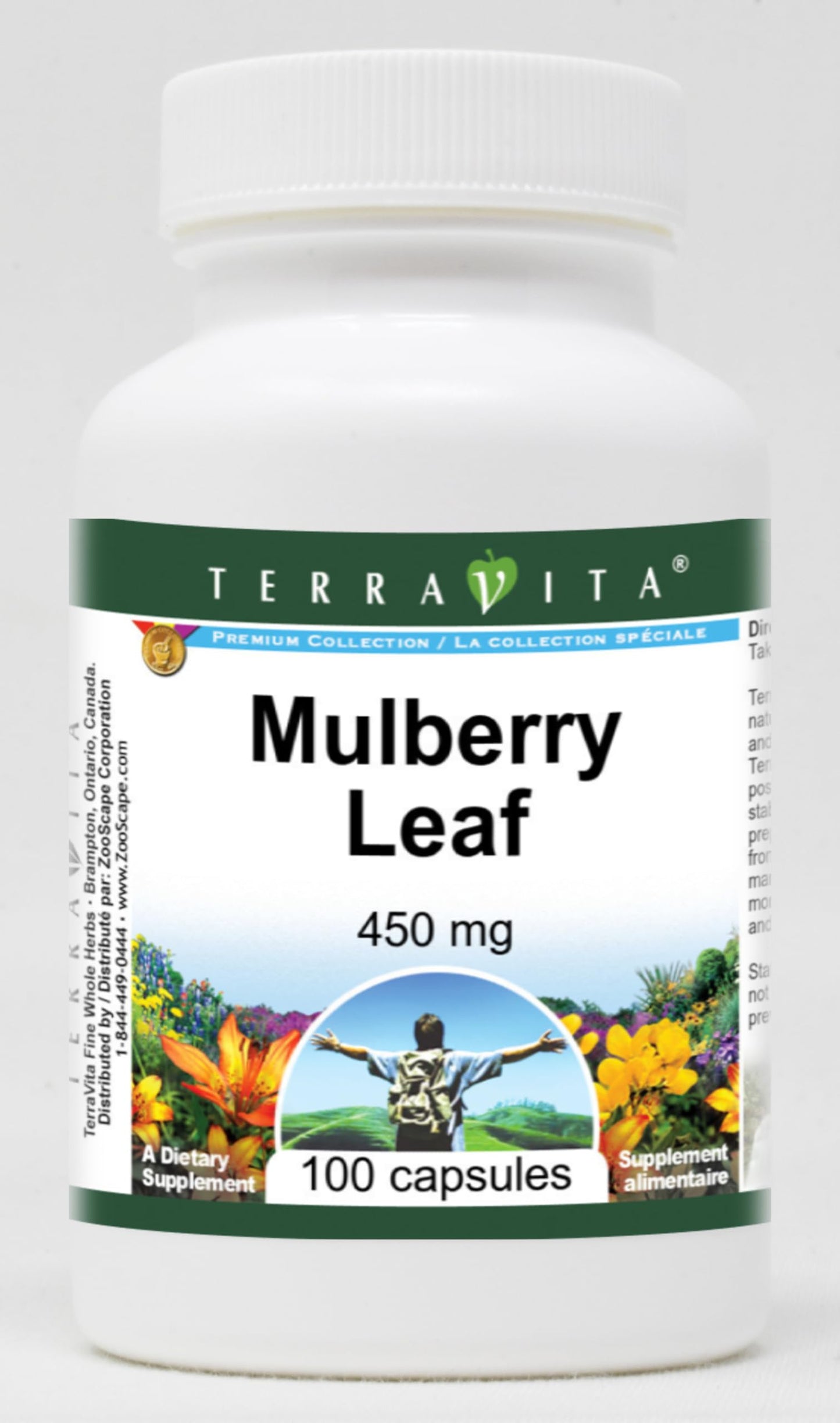 Terravita Mulberry Leaf 450 mg 100 Capsules