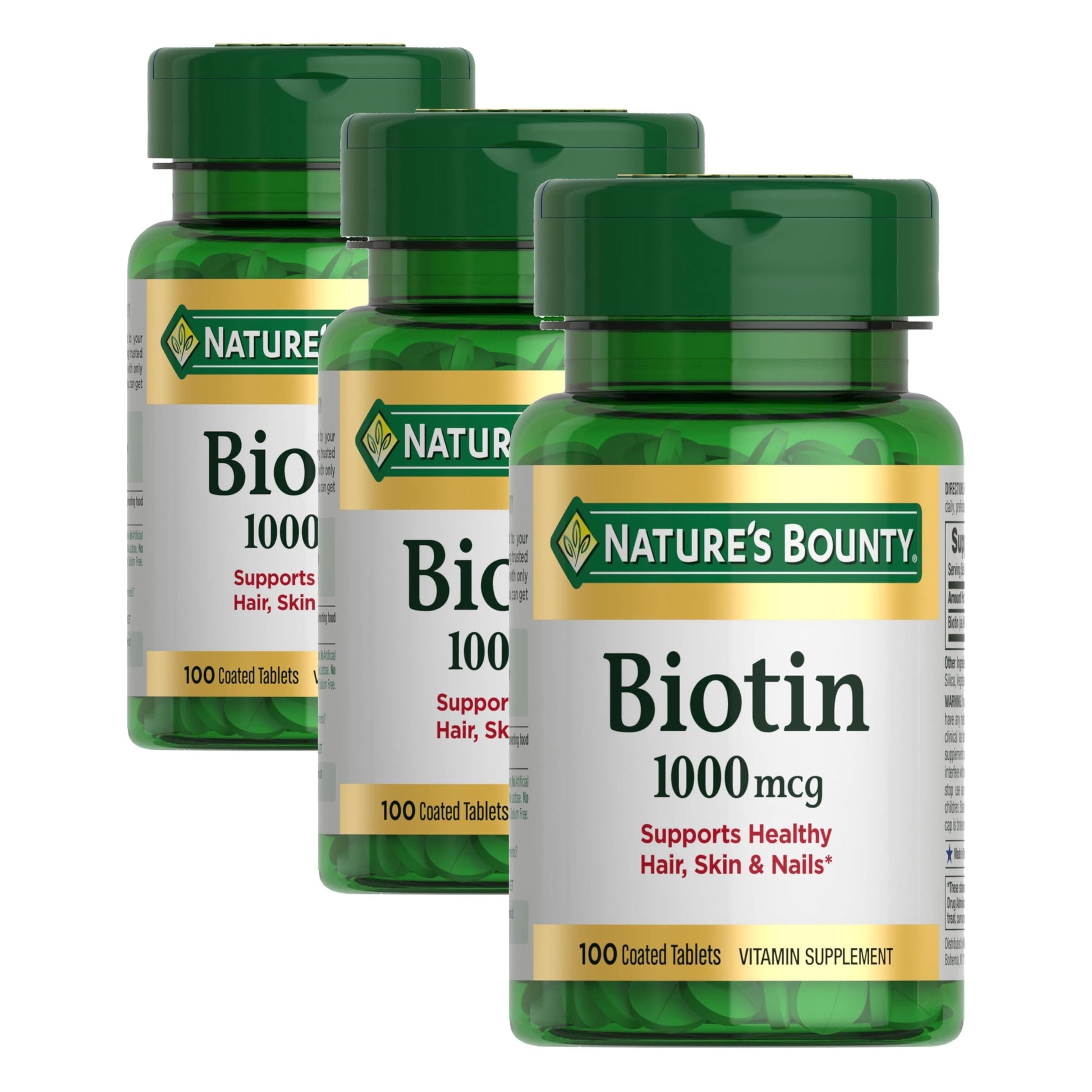 Nature's Bounty Biotin Tablet 300 Tablets