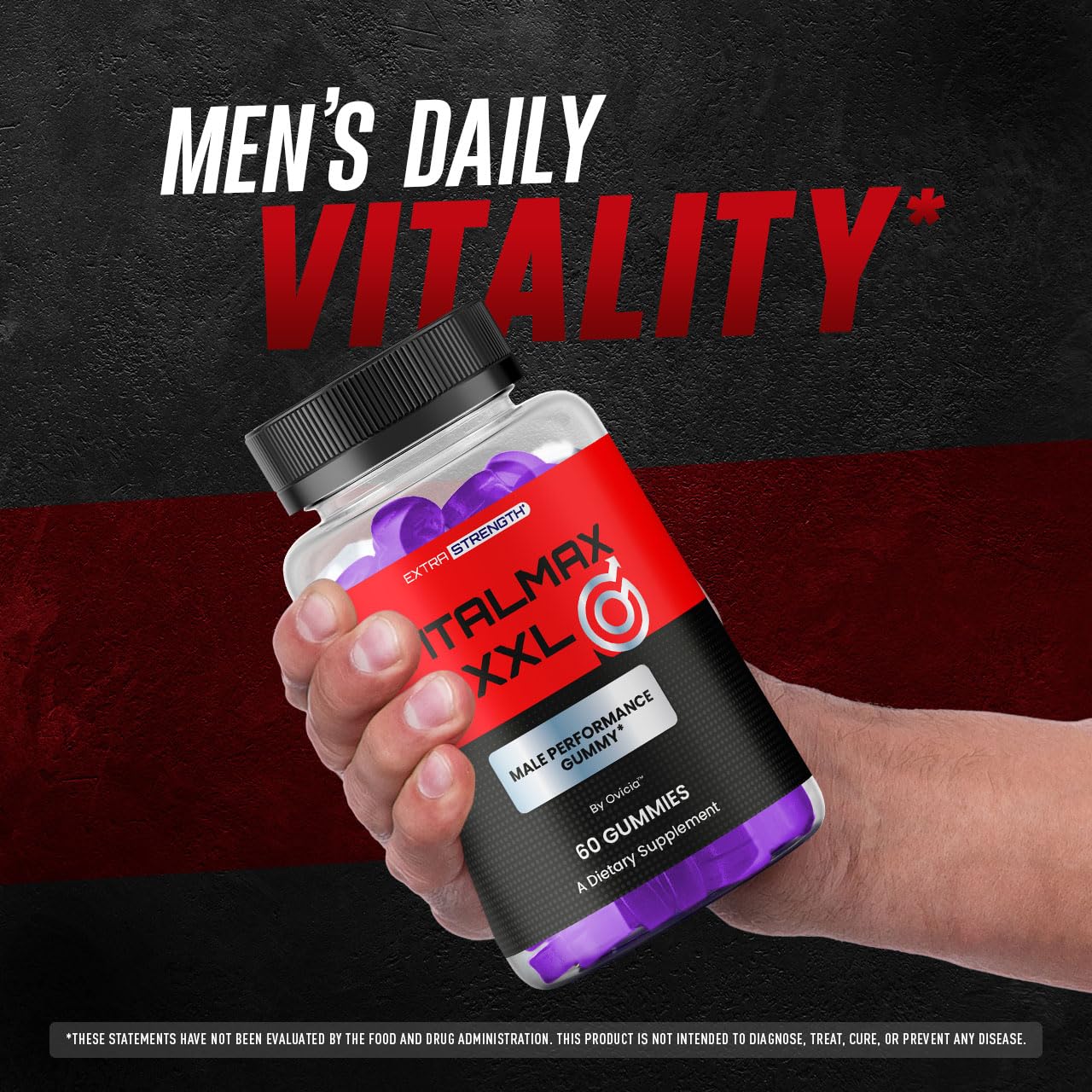 OVICIA VitalMax XXL Gummies, 60 Gummies