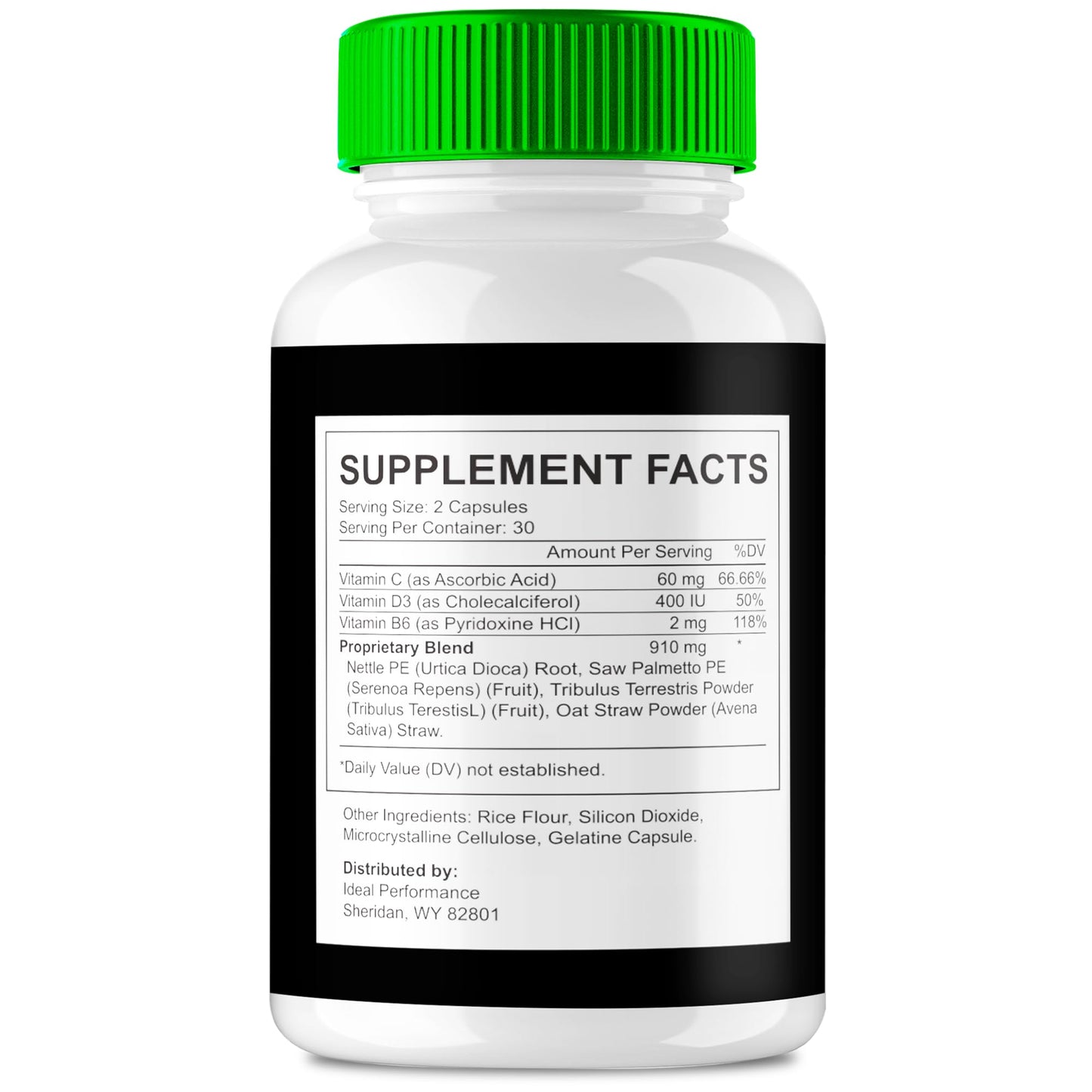 IDEAL PERFORMANCE Erasmin Prostate Health 180 Capsules