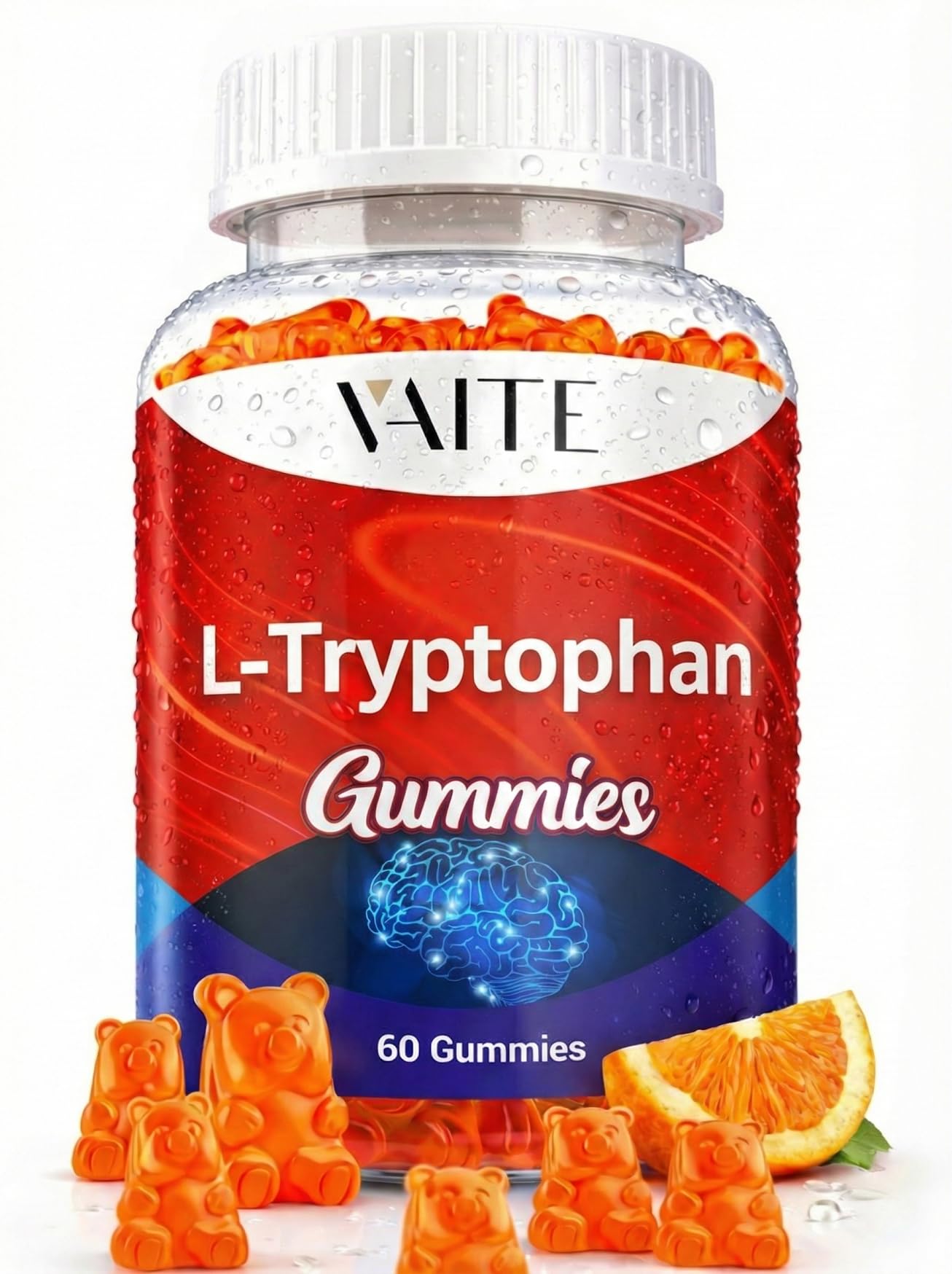VAITE L-Tryptophan 1000mg Gummies, 60 Count