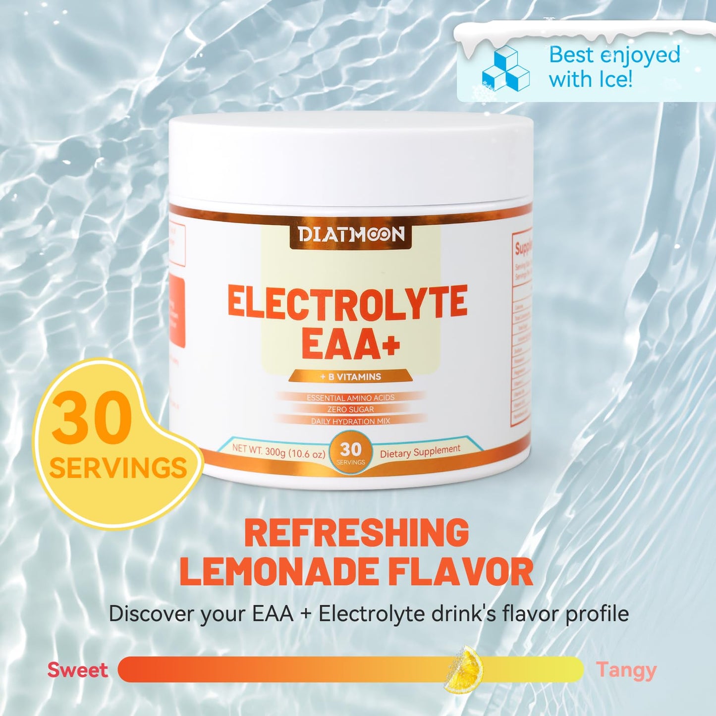SmildeHeal EAAs Electrolytes Powder, 10.58 oz