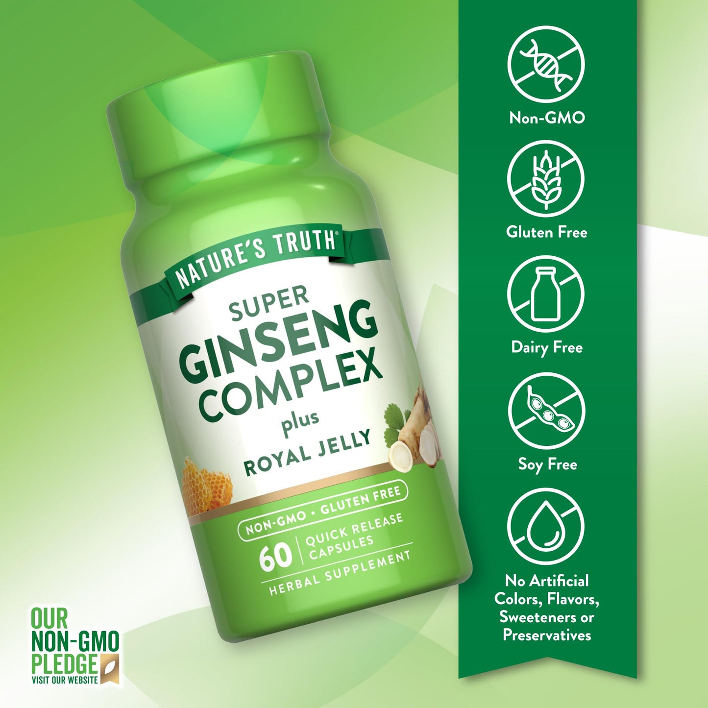 Nature's Truth Super Ginseng Complex Capsules, 60 Capsules