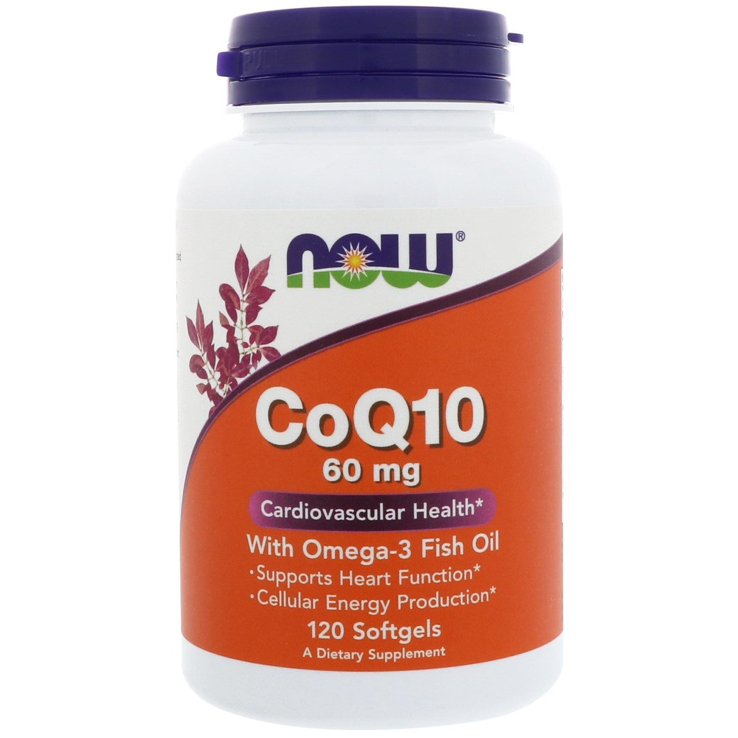 NOW Foods CoQ10 w/Omega 3 Fish Oils Softgels 480