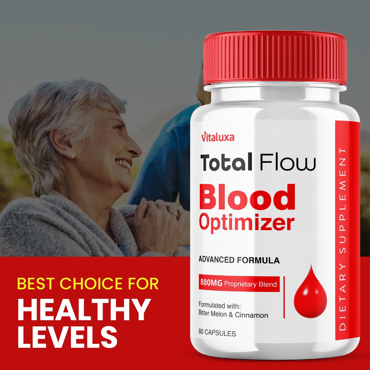 Vitaluxa Total Flow Blood Balance Capsules 60 Capsules