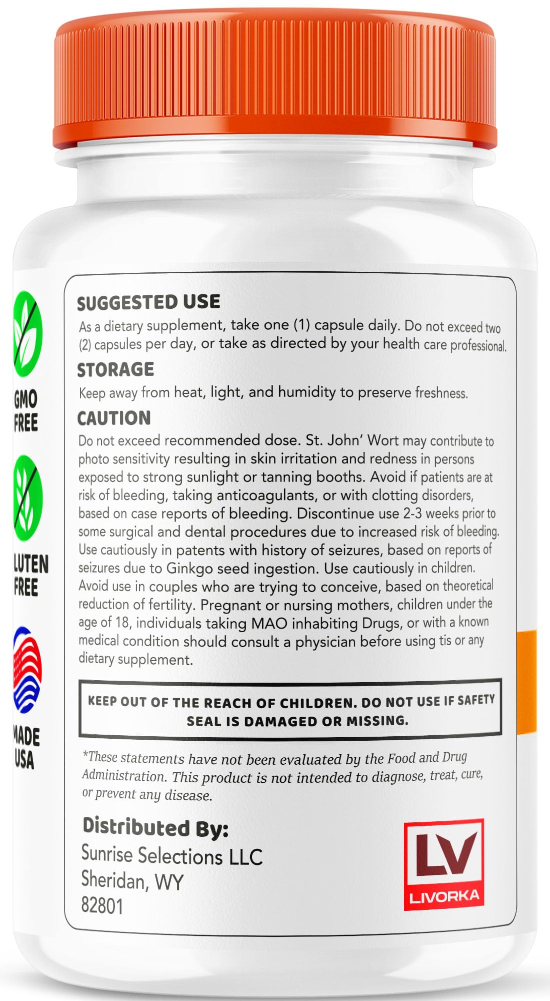 LIVORKA Sweet Vital Relief Capsule, 60 Capsules