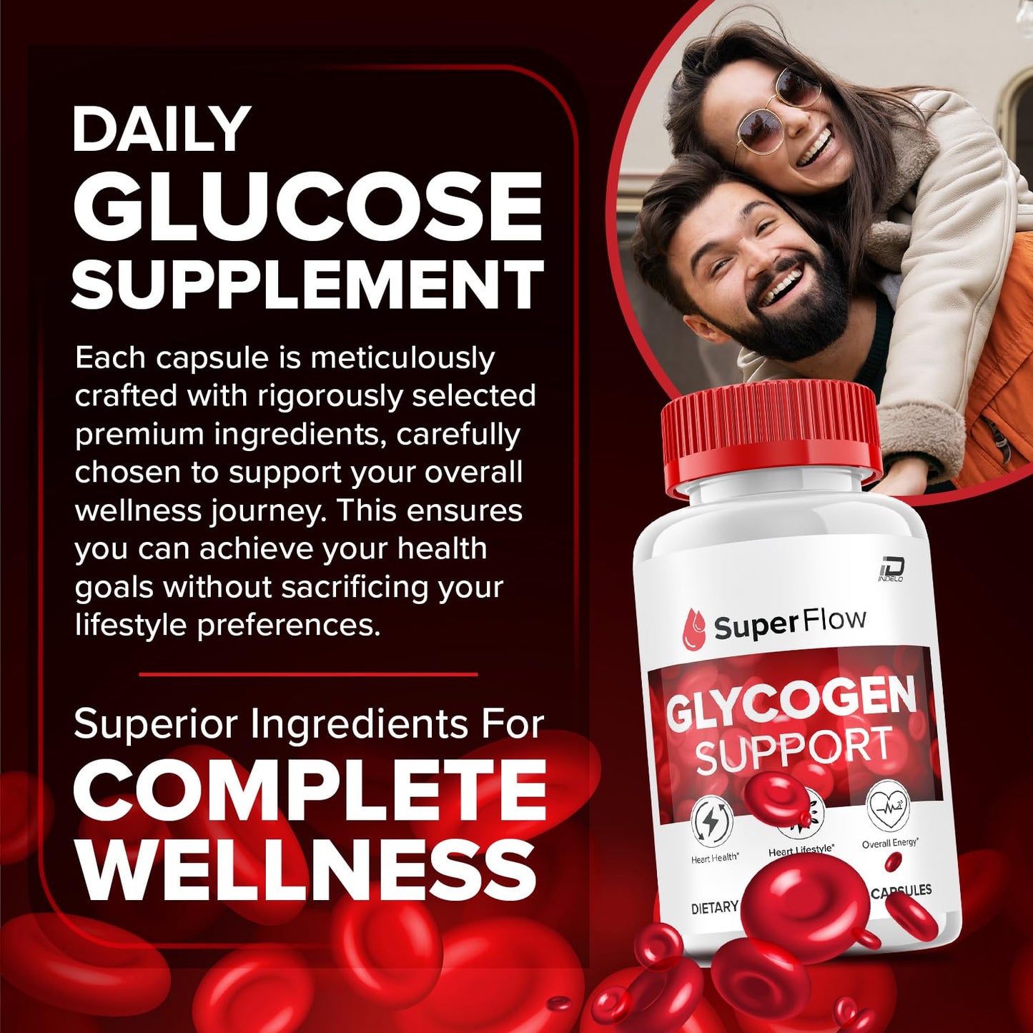 Indelo Super Flow 180 Capsules