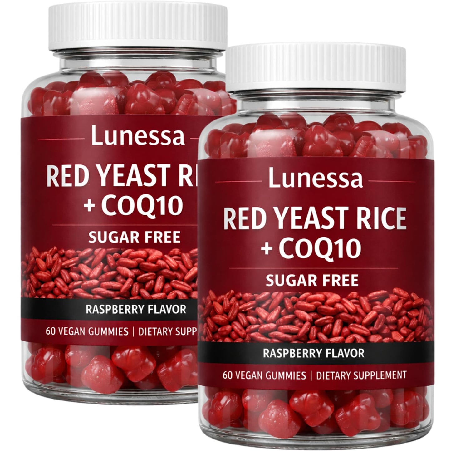SUBMETIC Lunessa Red Yeast Rice Gummies, 60 Gummies