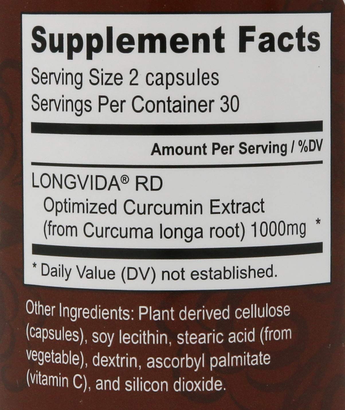 Nutrivene Curcumin Longvida 60 Capsules