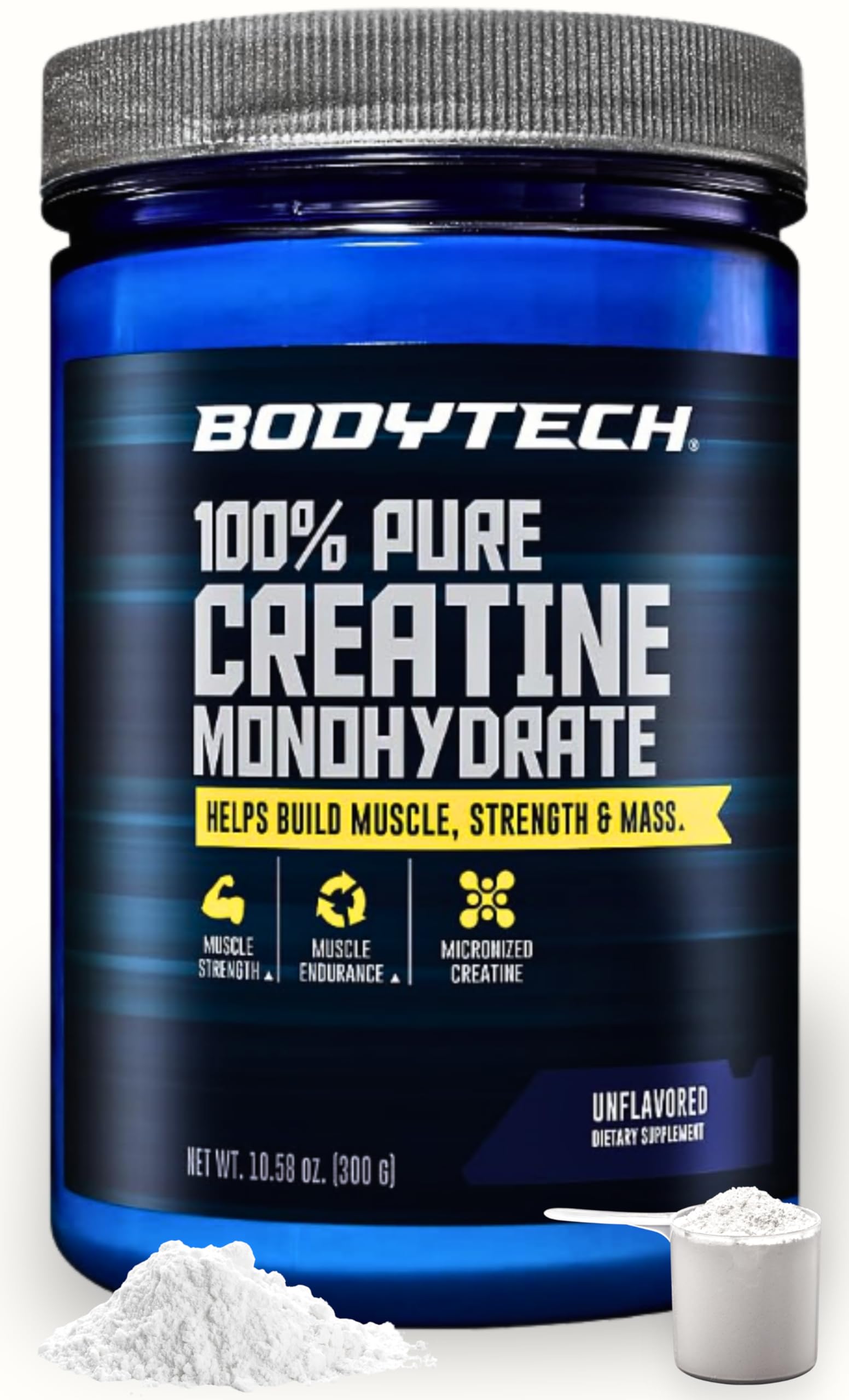 BodyTech Creatine Monohydrate Powder, 10.58 oz, 60 Servings