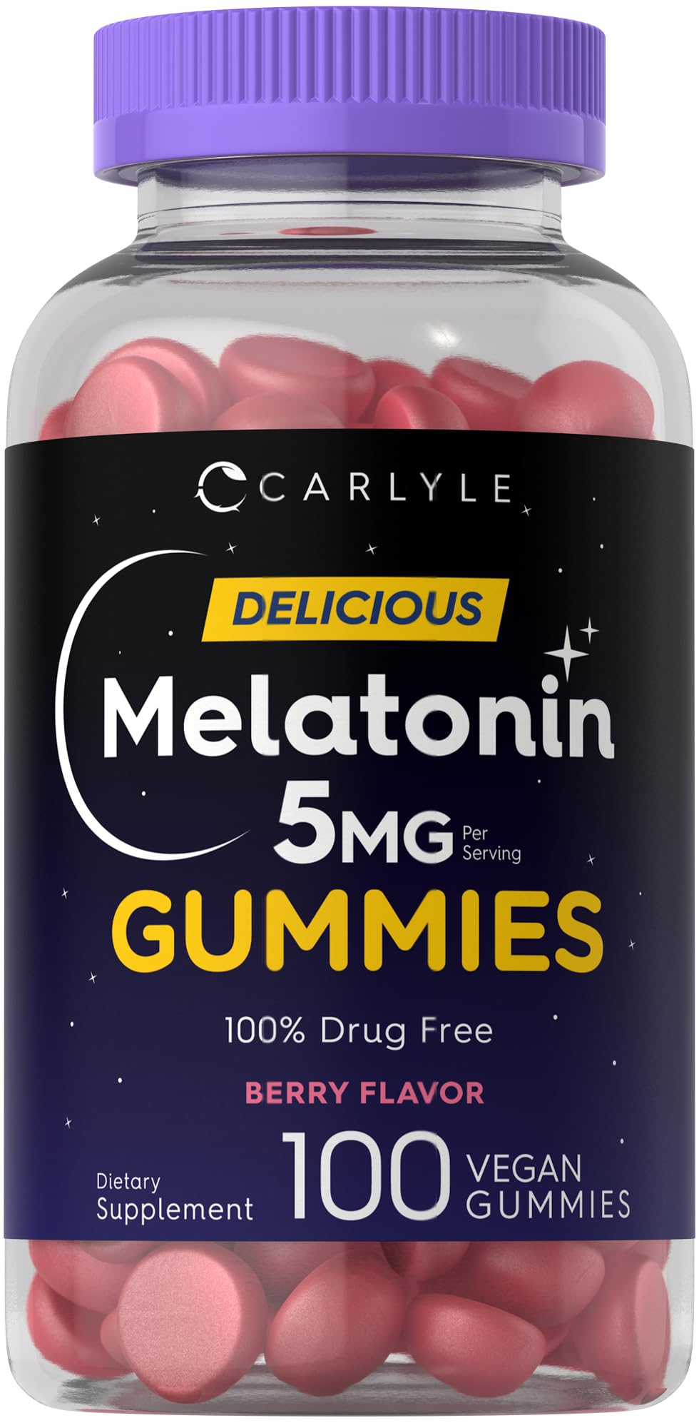 Carlyle Melatonin 5mg Gummies, 100 Count