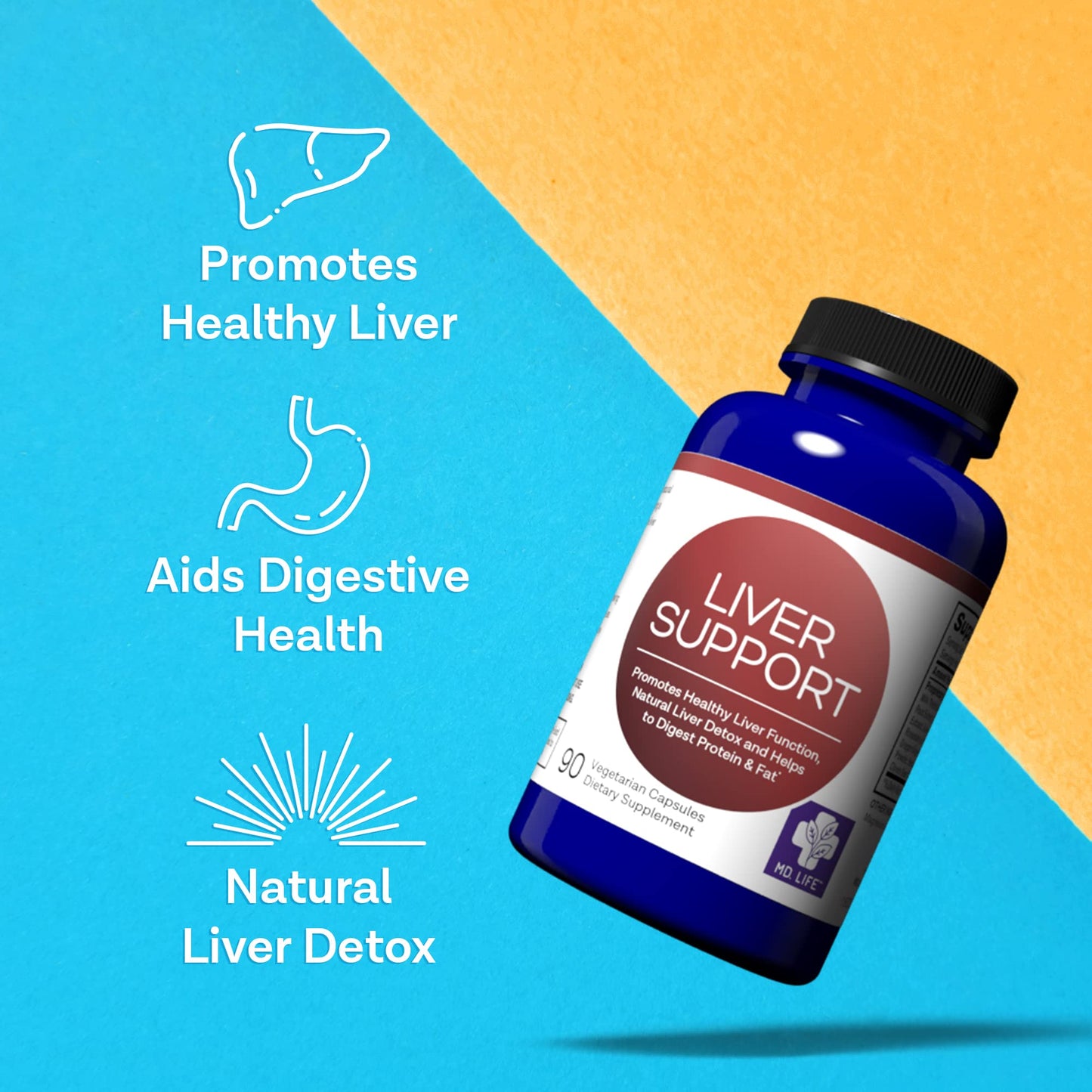 MD.LIFE Liver Support Capsule, 90 Count
