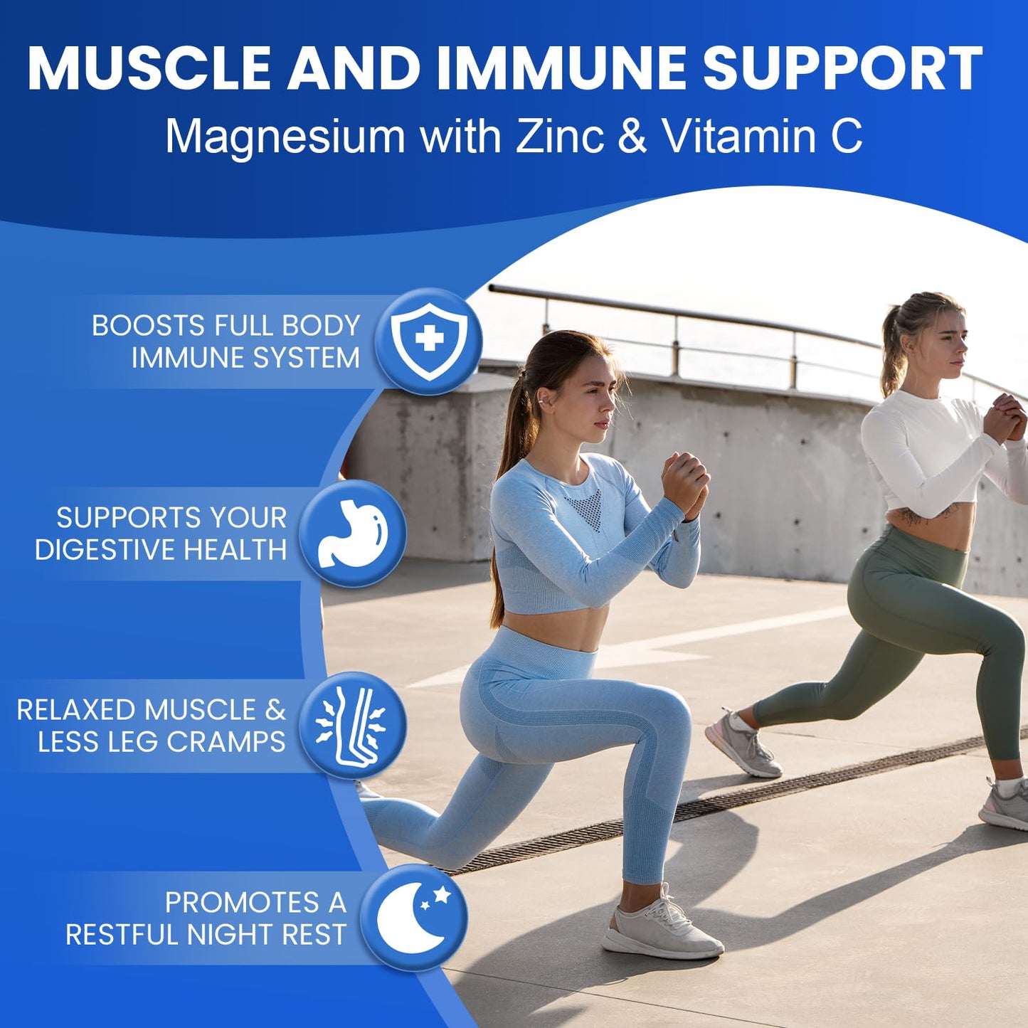 MIRACLE OFFICIAL Magnesium Complex 8-in-1 Elemental 1000mg Capsules, 90 Count