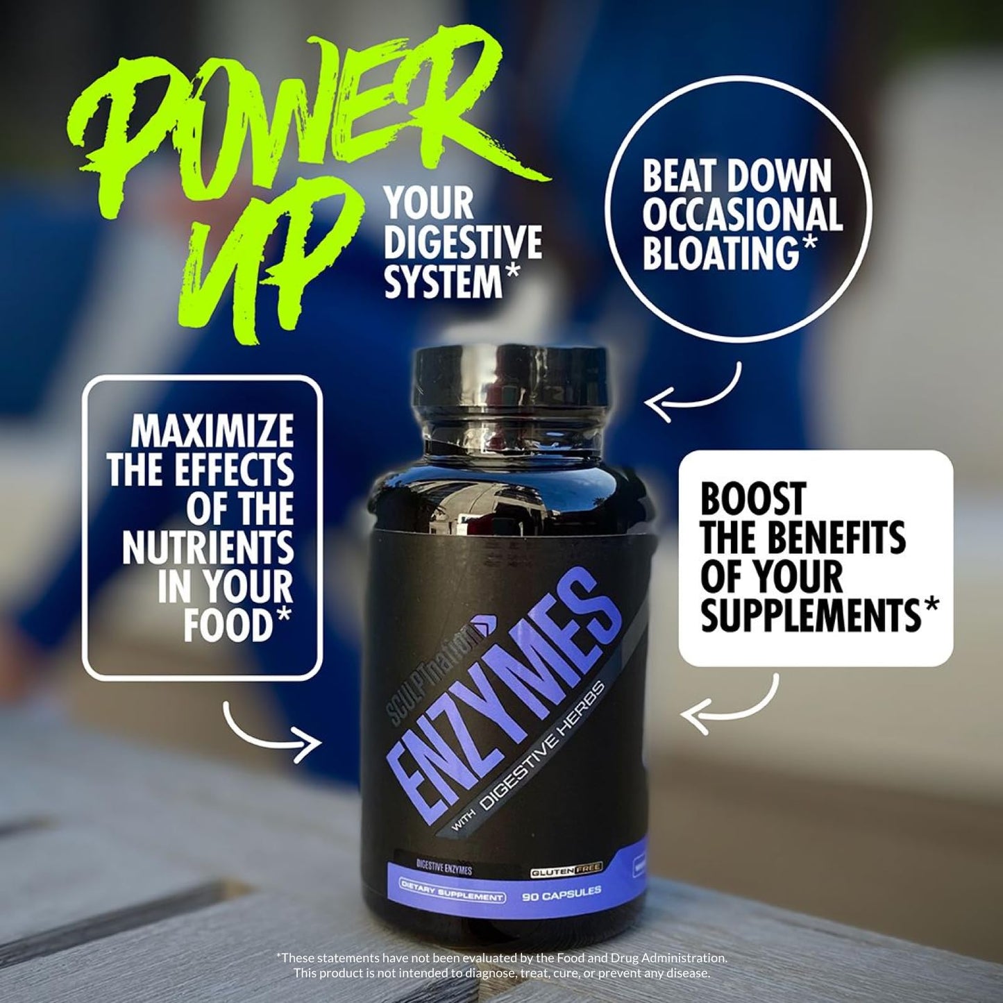 Sculpt Nation Digestive Enzymes Multi Enzyme Capsule 90 Capsules